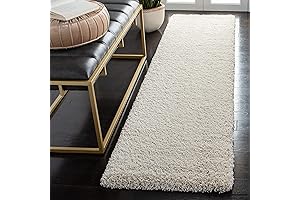 SAFAVIEH Milan Shag Runner Rug - 2' x 6', Ivory