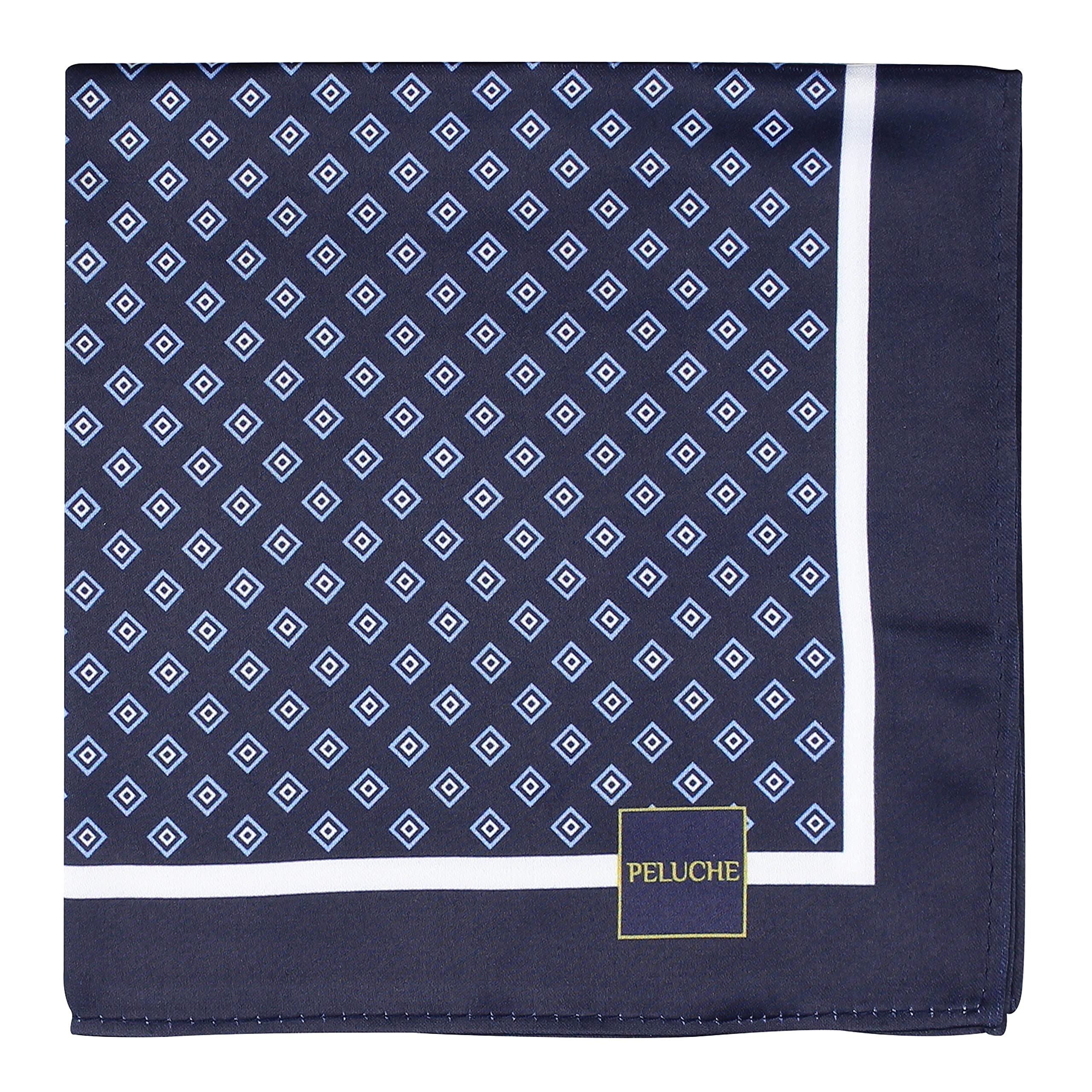 peluche Geometric Square Pocket Square For Men-picture-35