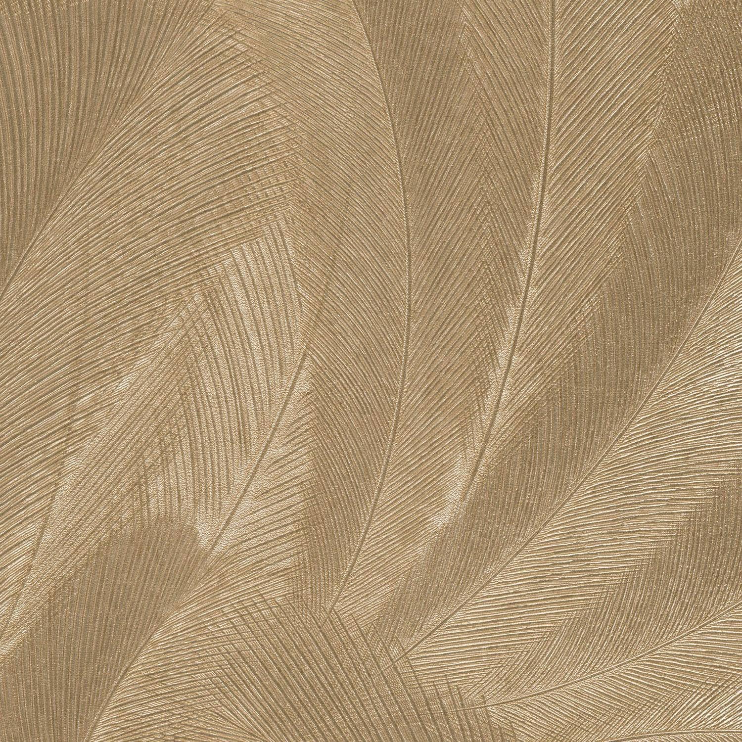 Elysium Gold Wallpaper, Non-woven, Hot Embossed Vinyl, 0.53m x 10.05m, Textured, 1.8kg, Offset Match Pattern