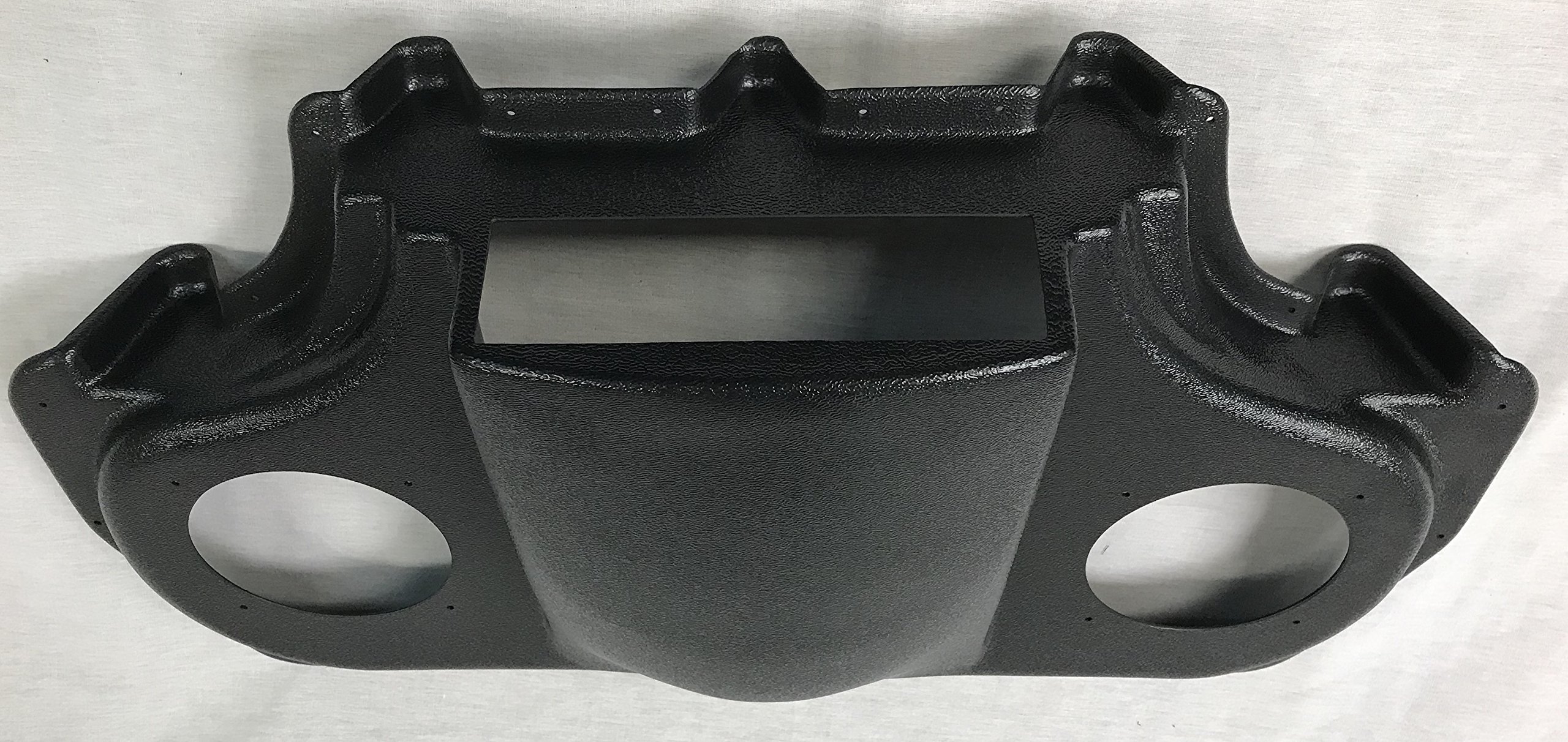 Global Material TechnologiesGMT Inc E-Z-Go RXV Roof Mount Golf Cart Radio Console in Black to Fit 2nd Generation Roof Only (Will NOT FIT 1ST Generation Roofs) (Will NOT FIT Any TXT Models)