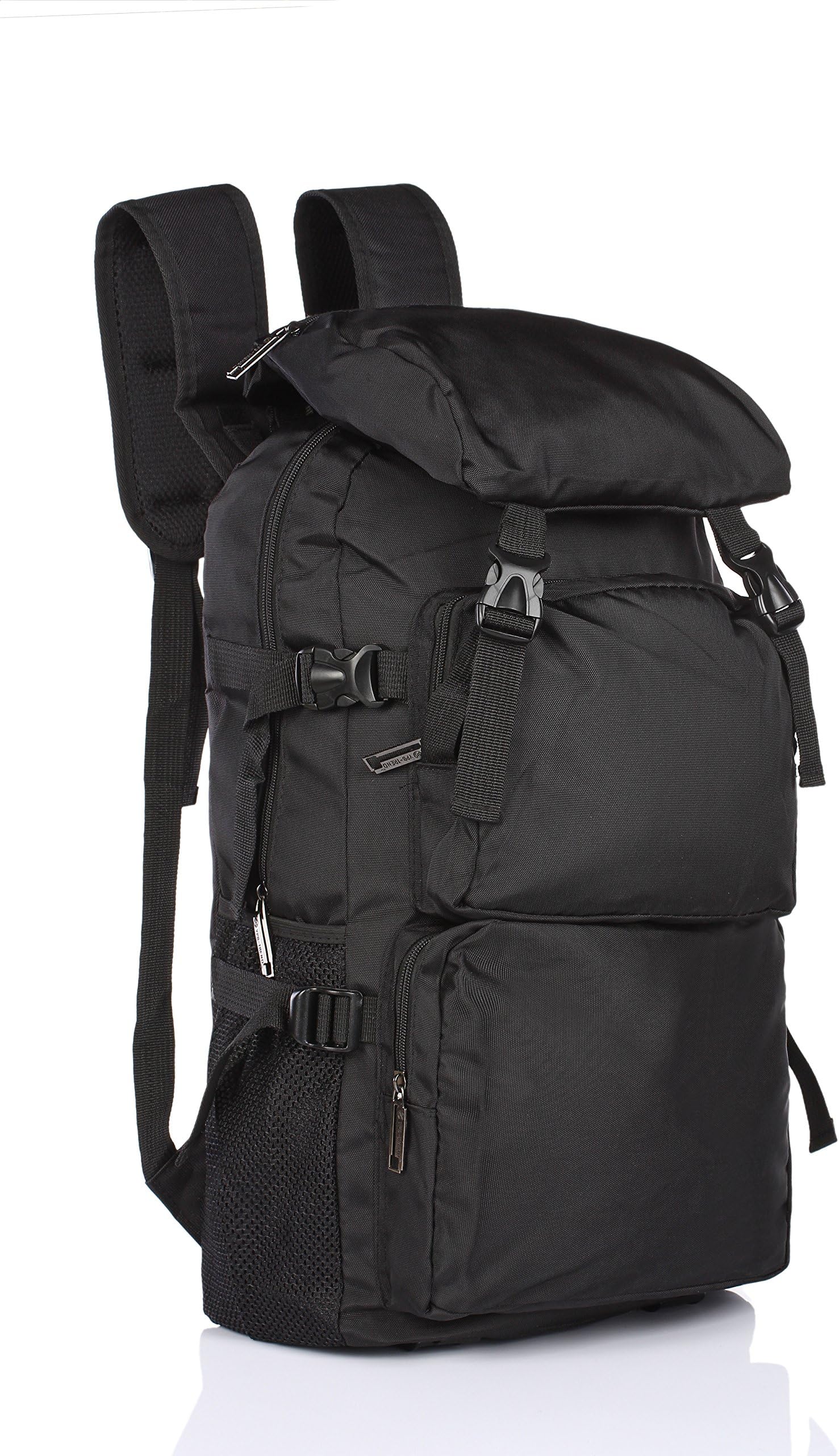 Classic Medium Size Outdoors Backpack-Black