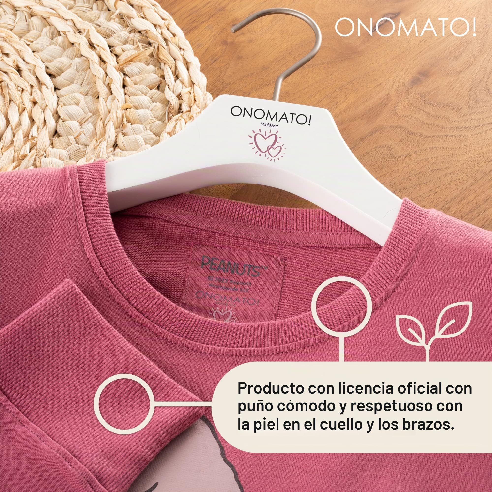 ONOMATO! Peanuts Snoopy Cuna to Cradle to Cradle - Sudadera para mujer