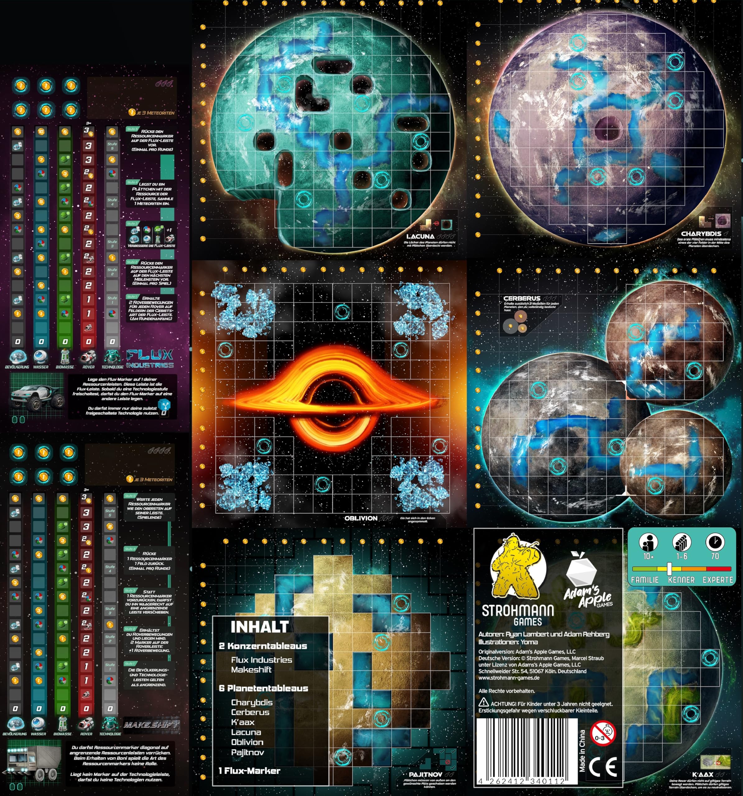 Planet Unknown Add-On Erweiterung Kennerspiel Strategiespiel 1-6 Spieler