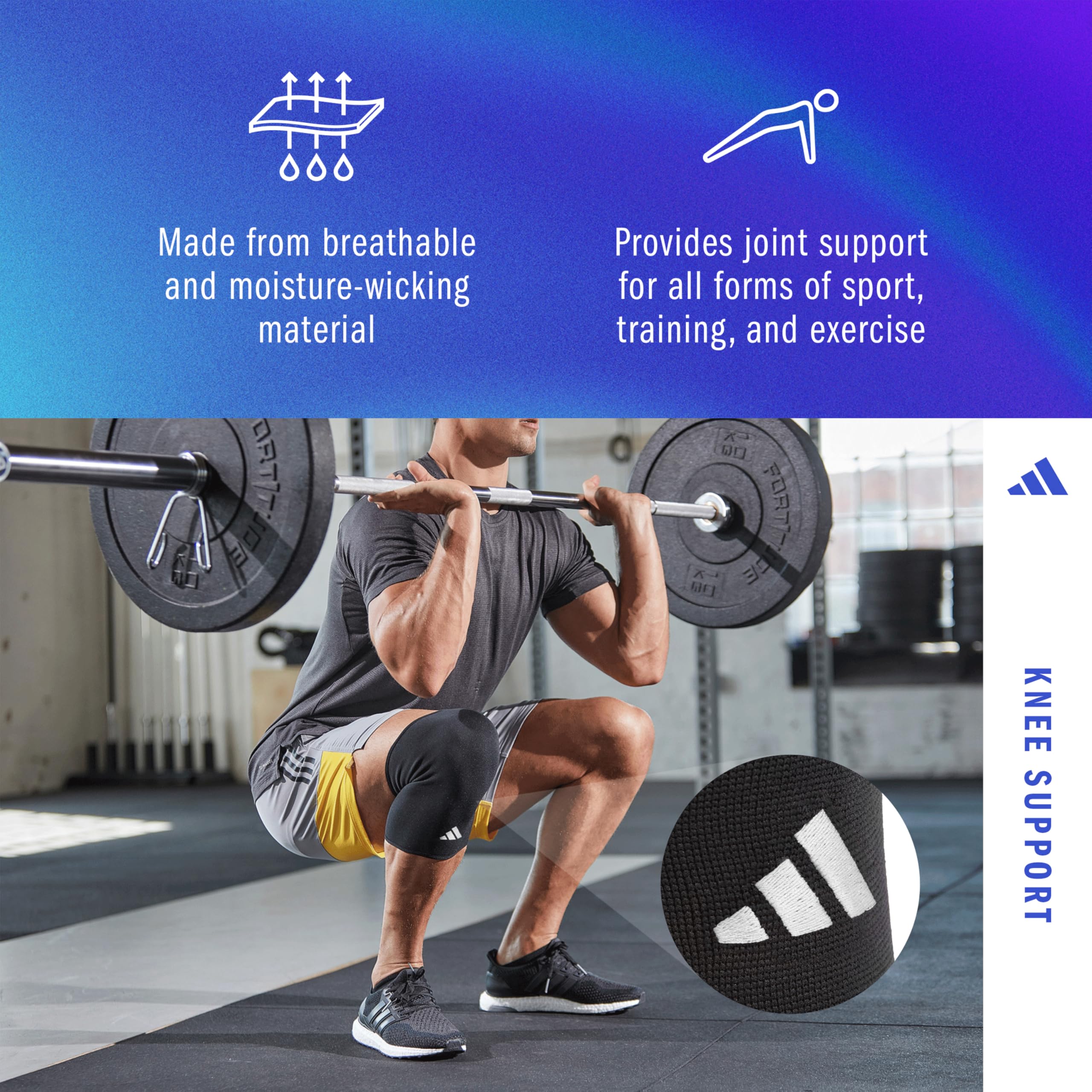 adidas Niezbędna odzież podtrzymująca kostkę, łokieć, kolano i nadgarstek
