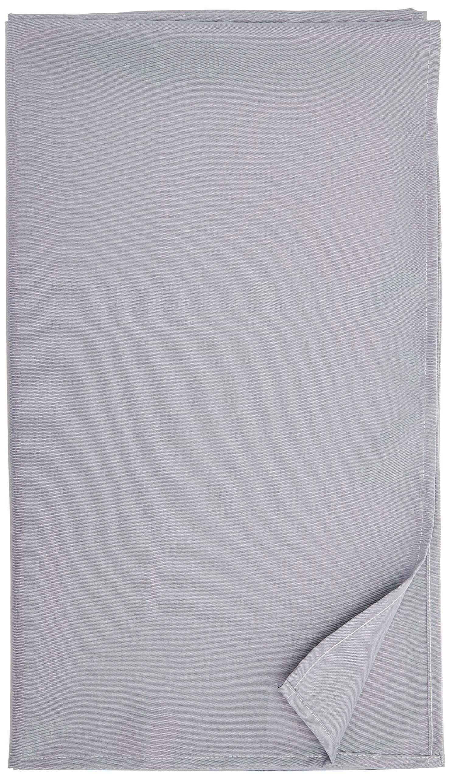 ALIX grey rectangular stain resistant tablecloth 140x240 cm