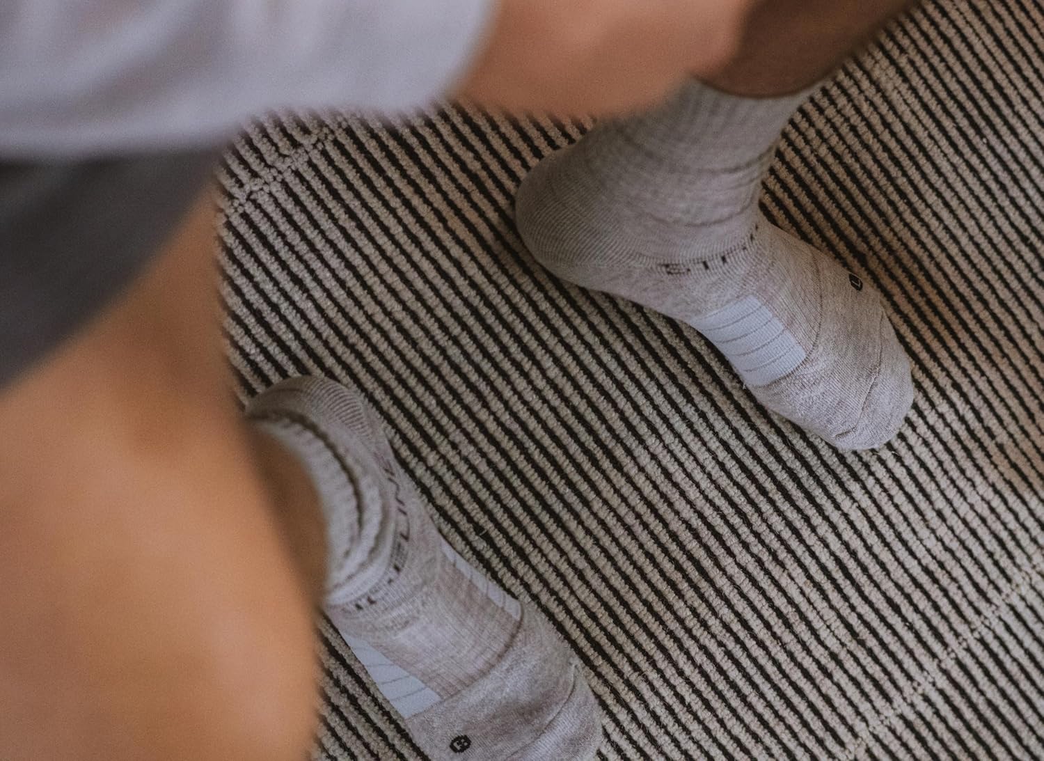 Basic Crew Socks 3-Pack for Men & Women – Quad-Ply Arch Support, Cushioned Compression Fit, Moisture-Wicking Odor Resistant - Image 7