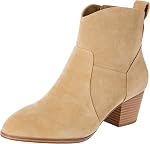 Amazon Essentials womens Western Ankle Boots with Stacked Heel
