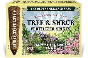 The Old Farmer's Almanac Tree & Shrub Fertilizer Spikes: Nourishment for Your Crape Myrtle Trees