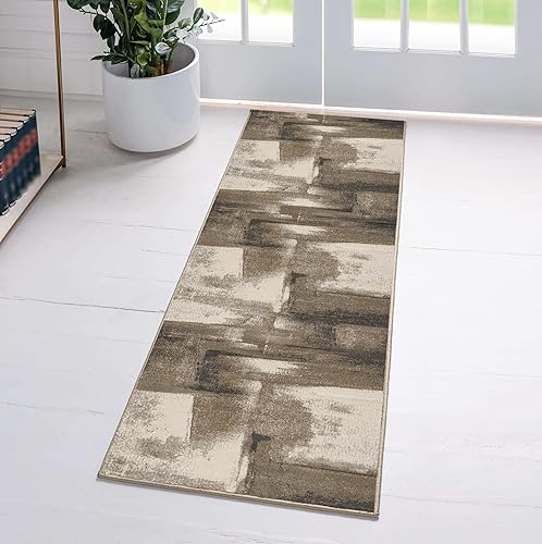 Miniatura 10 de Luxe Weavers - Alfombra abstracta, Lagos Collection 7558, color azul claro