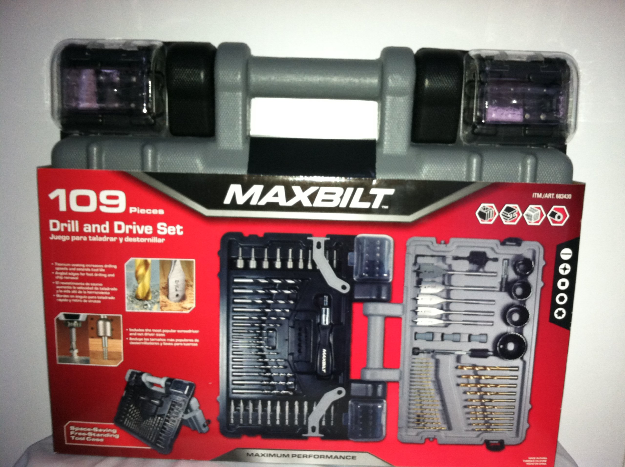 Maxbilt Drill and Drive Set 109 Pieces 