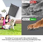 Sytopia 30 Toile de pouce Lit de chien extérieur pour chiens moyens, Grand cadeau pour les animaux domestiques avec la machine imperméable Lavable Cover amovible, Patio intérieure Pet Pad pour Crate, Gris foncé