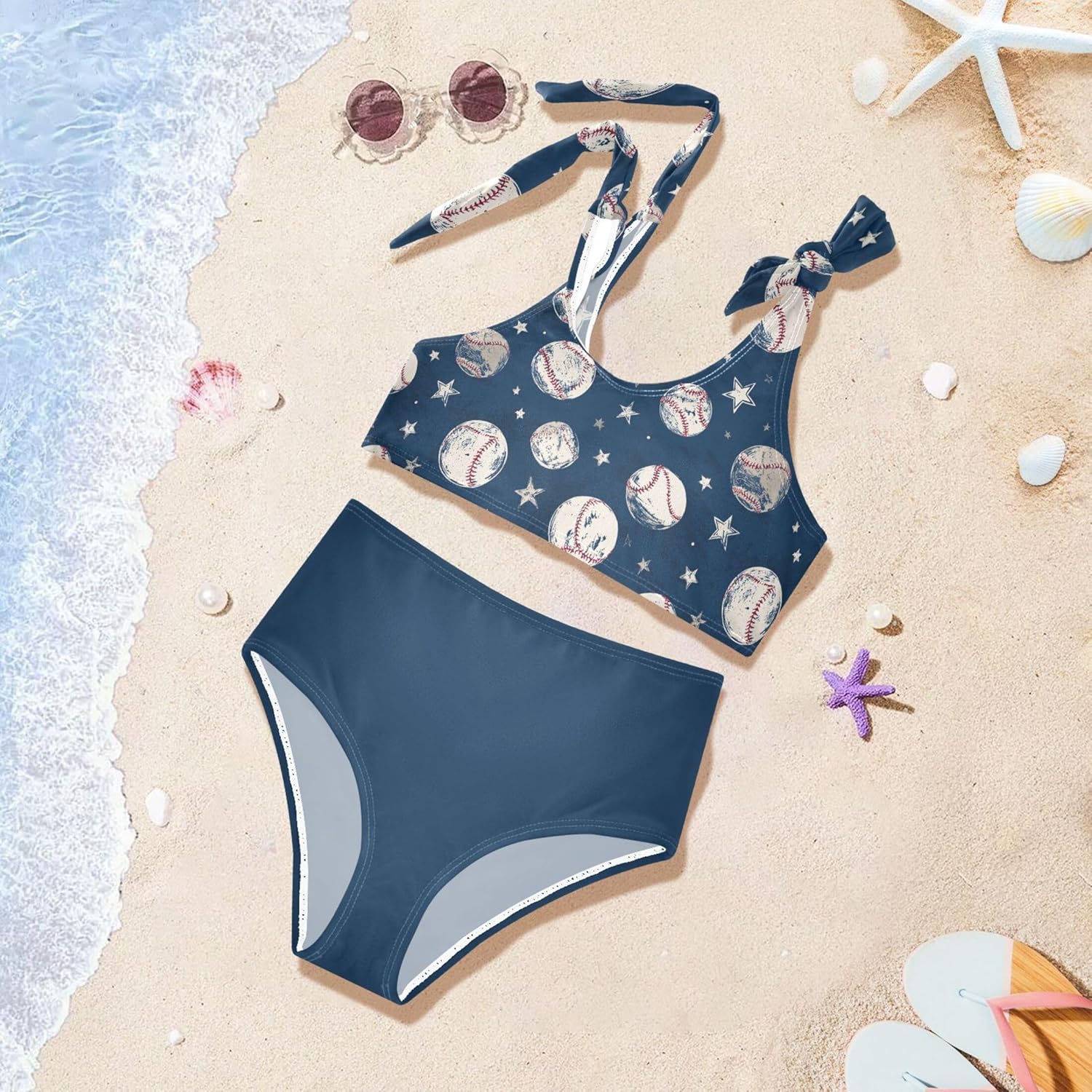 Girls Tankini Swimsuit Bathing Suit Two Piece Bikini Summer Beach Swimwear with Adjustable Strap 3-12 Years Cheetah Leopard