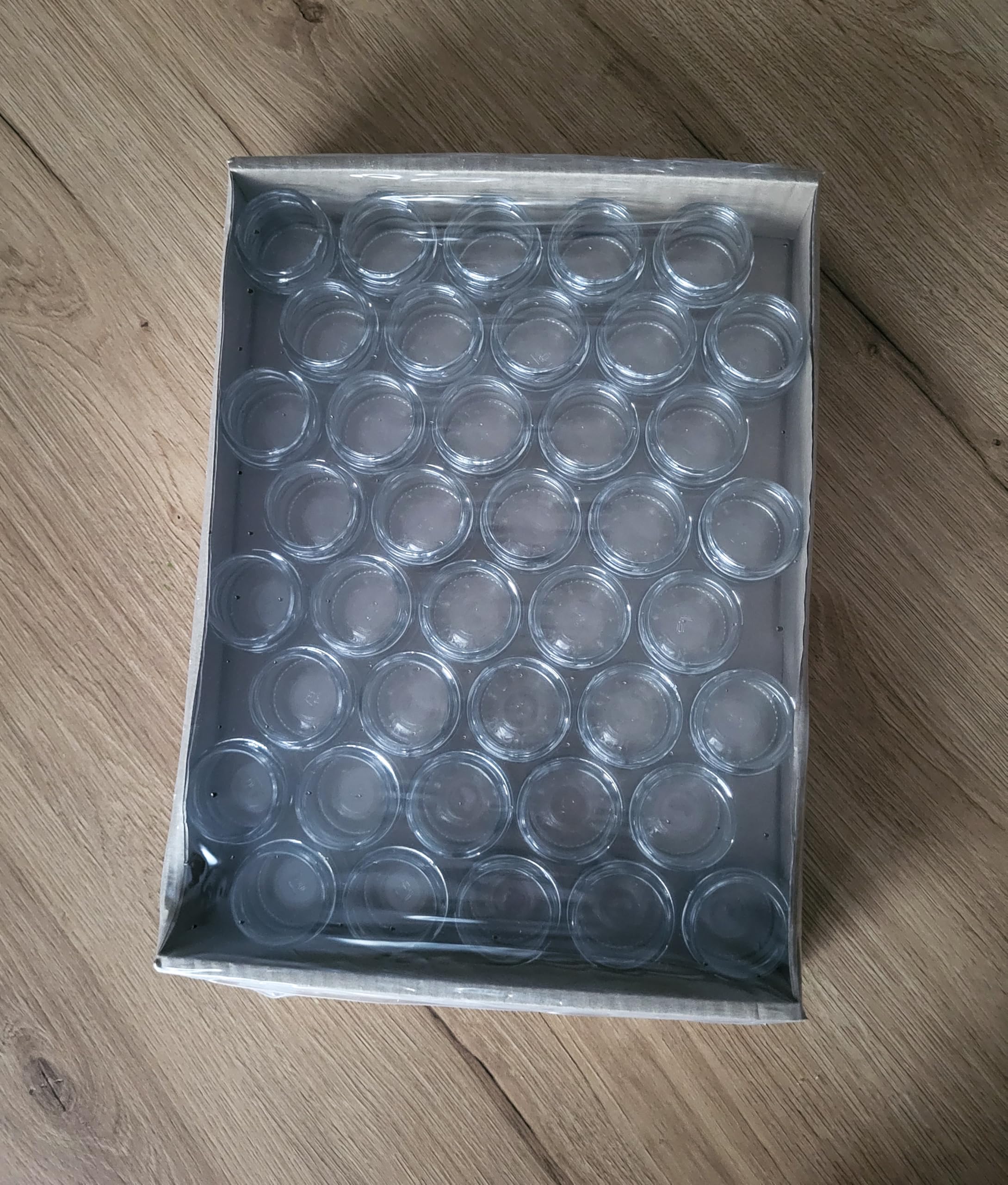 made in home - Mini bocaux en verre renversés | Capacité : 30 ml | Couvercle à visser | To 43 bocaux ronds en verre pour confiture, fruits, bocaux de conserve, pots de miel, bocaux de mise en conserve