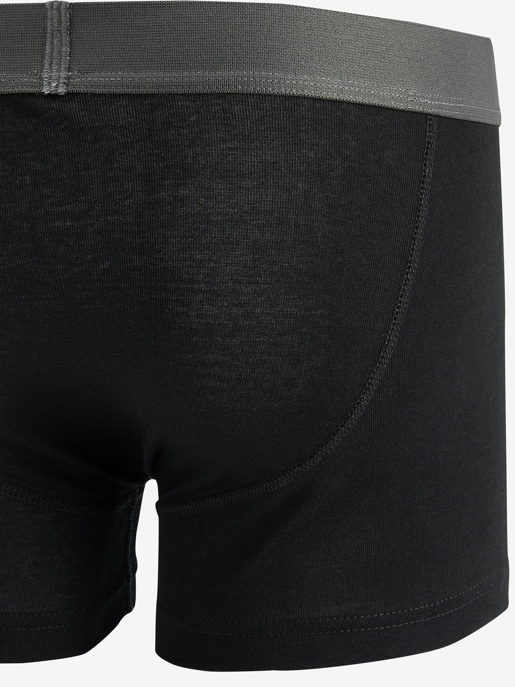 NEXT Boxer da Uomo in 100% Cotone, Frontale ad A - Intimo con vestibilità Comoda e Fascia Elastica in Vita Nero L