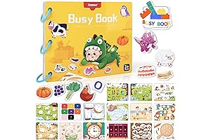 Montessori Busy Board for Toddlers Age 1-2 Preschool Activities