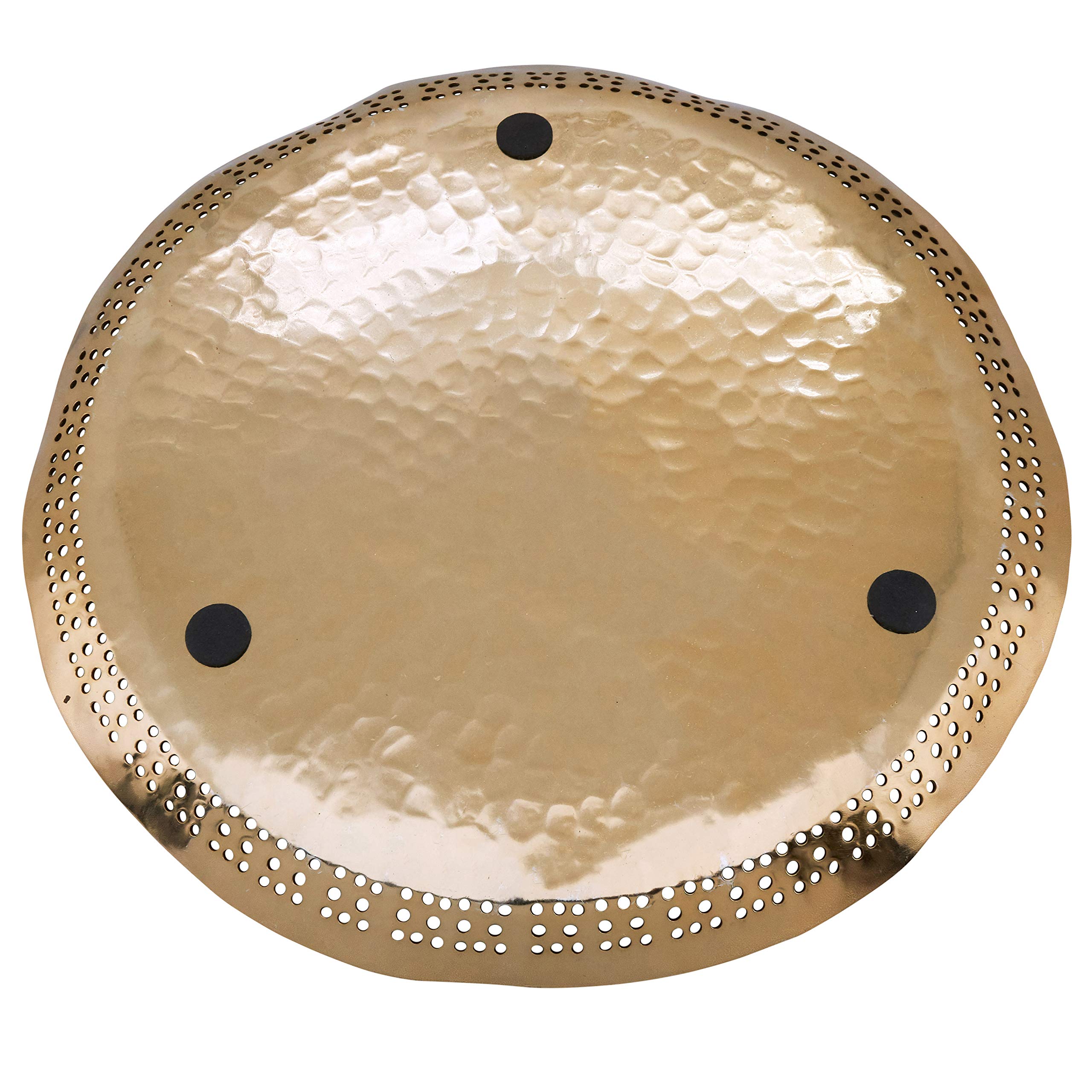 SARO LIFESTYLE CH126.GL14R Éclairer Collection - Juego de 4 placas de carga perforadas, 100% aluminio, color dorado