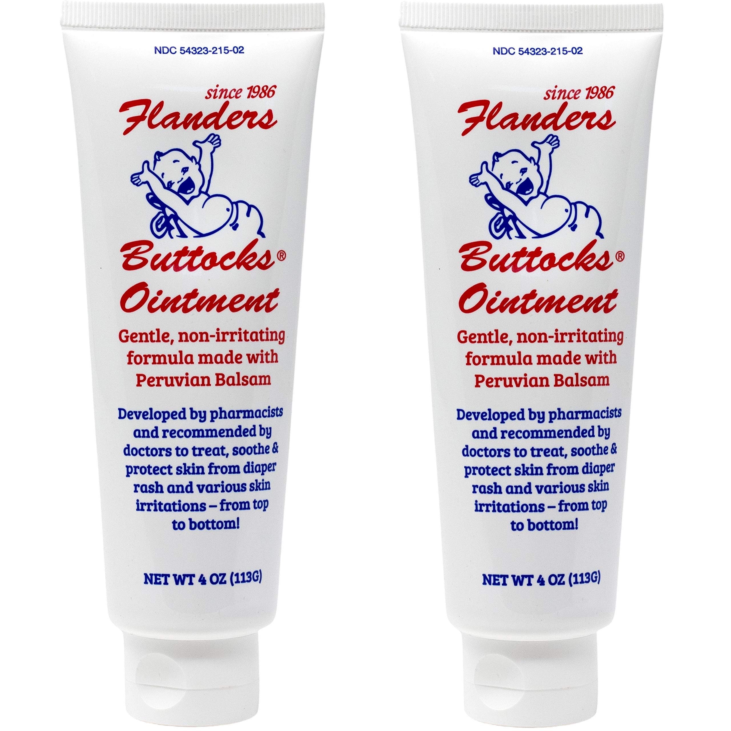 Flanders Buttocks Ointment Diaper Rash Cream, Treatment for Diaper