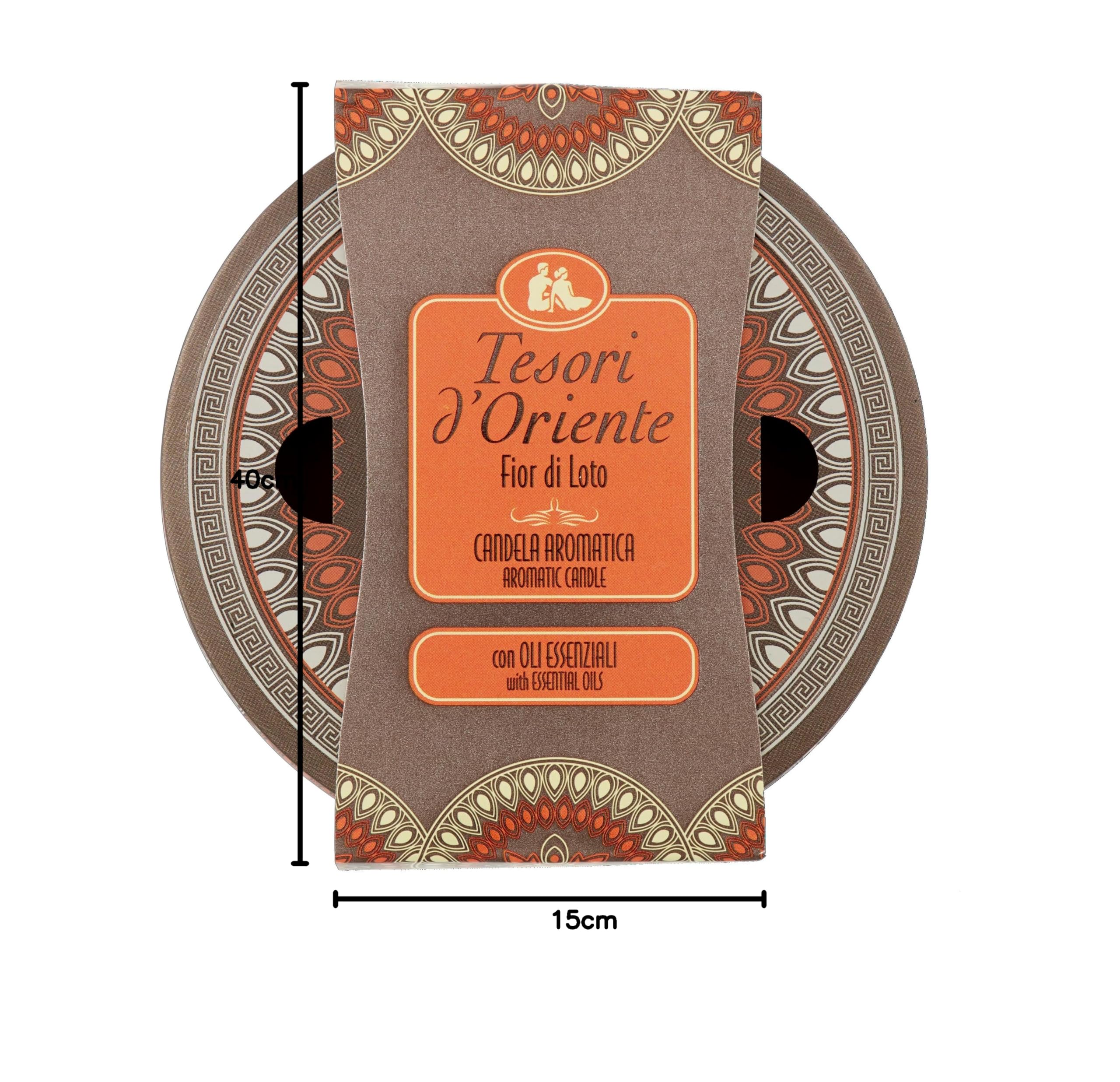 Tesori D'Oriente 8008970043715 Świeca Zapachowa, Biały, 200 g