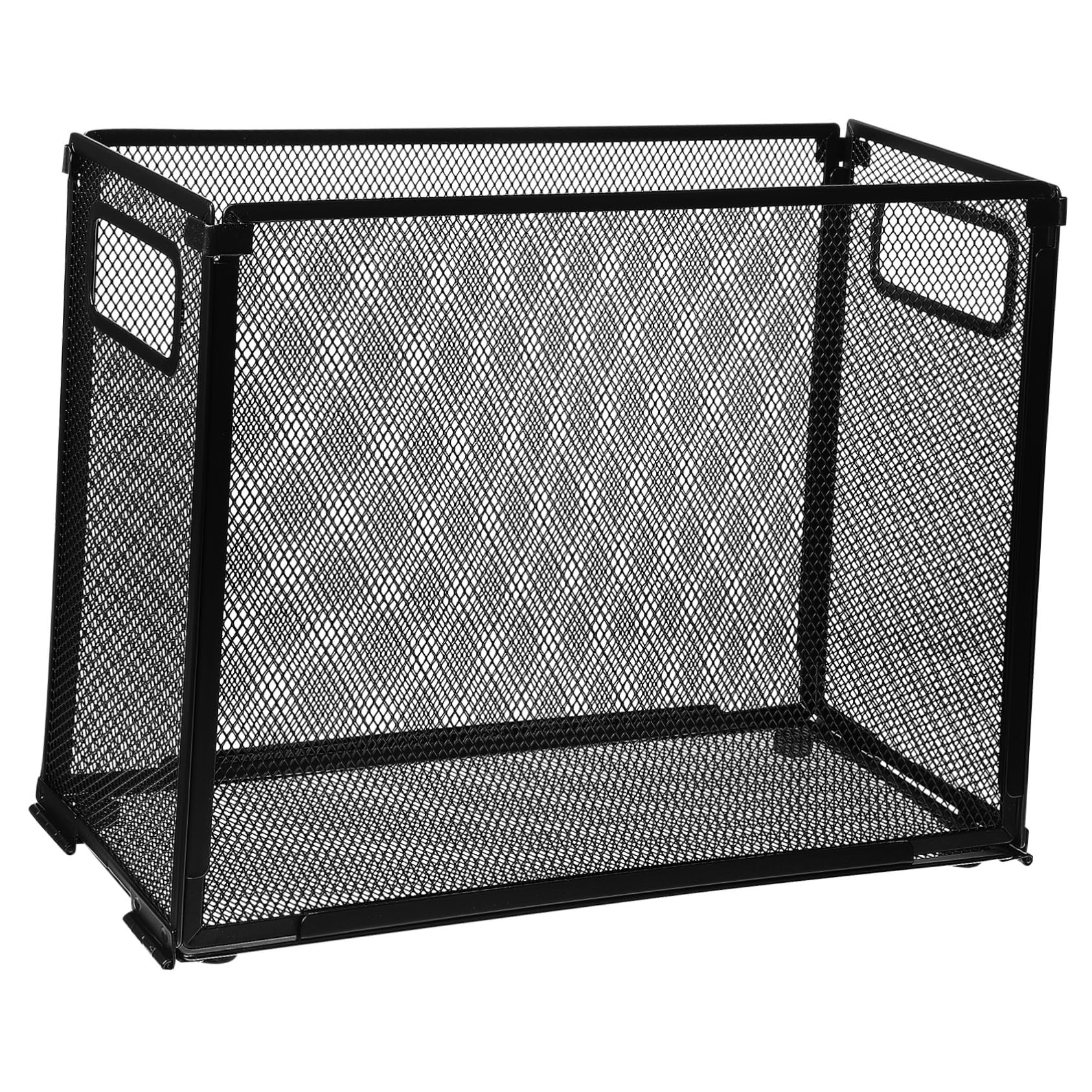 Holibanna Metal File Holder for Desk Compact and Office Organizer Easy to Assemble Elegant Design for Efficient Workspace Organization for Files and Magazines