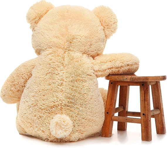 Toys Studio Giant Teddy Bear Stuffed Animal 36 inch Plush Bear Toy for Girlfriend Girls Kids Gifts Chrsitmas Valentine's Day Birthday Baby Shower Decorations
