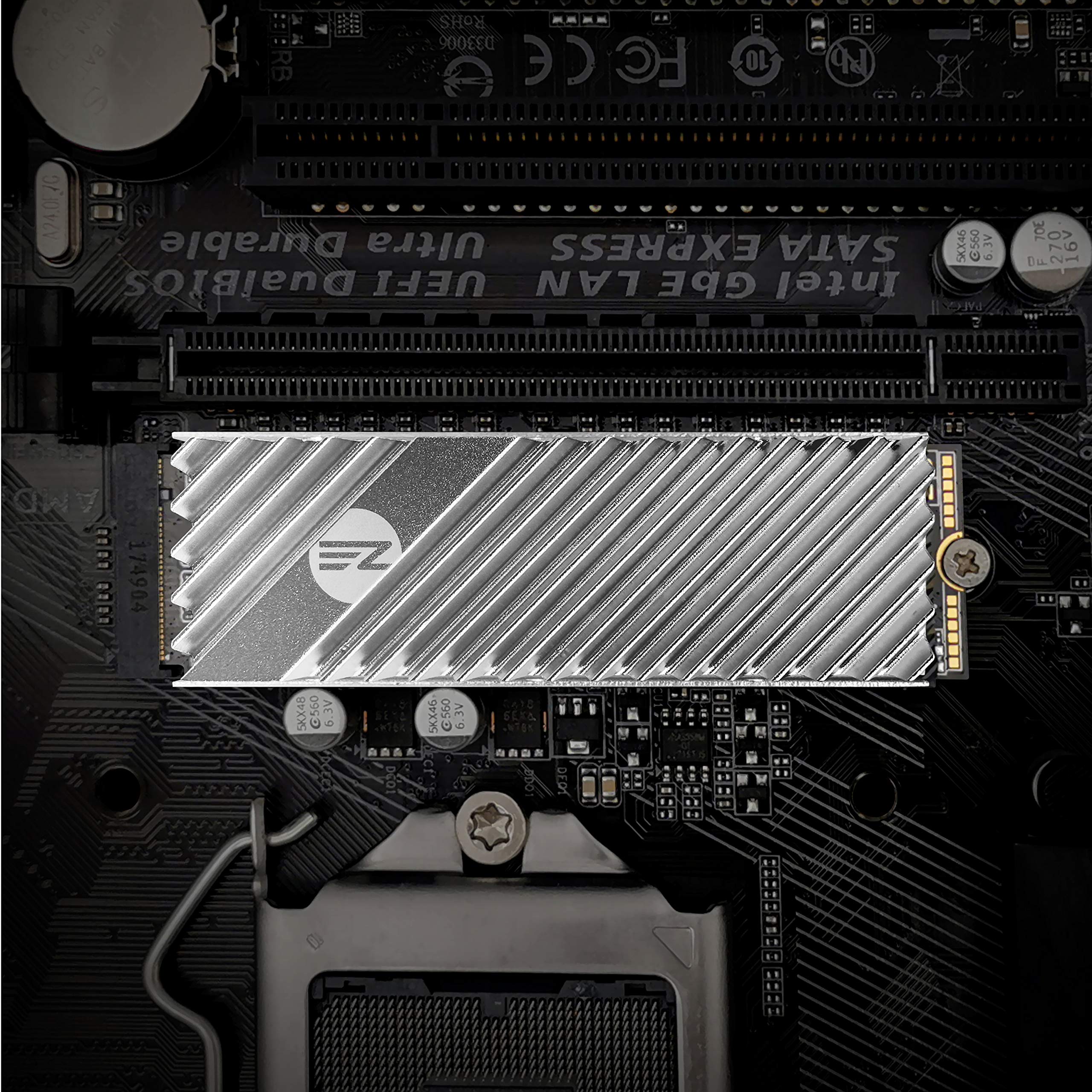 EZDIYFAB M.2 SSD heatsink 2280, DoubleSided Heat Sink, High