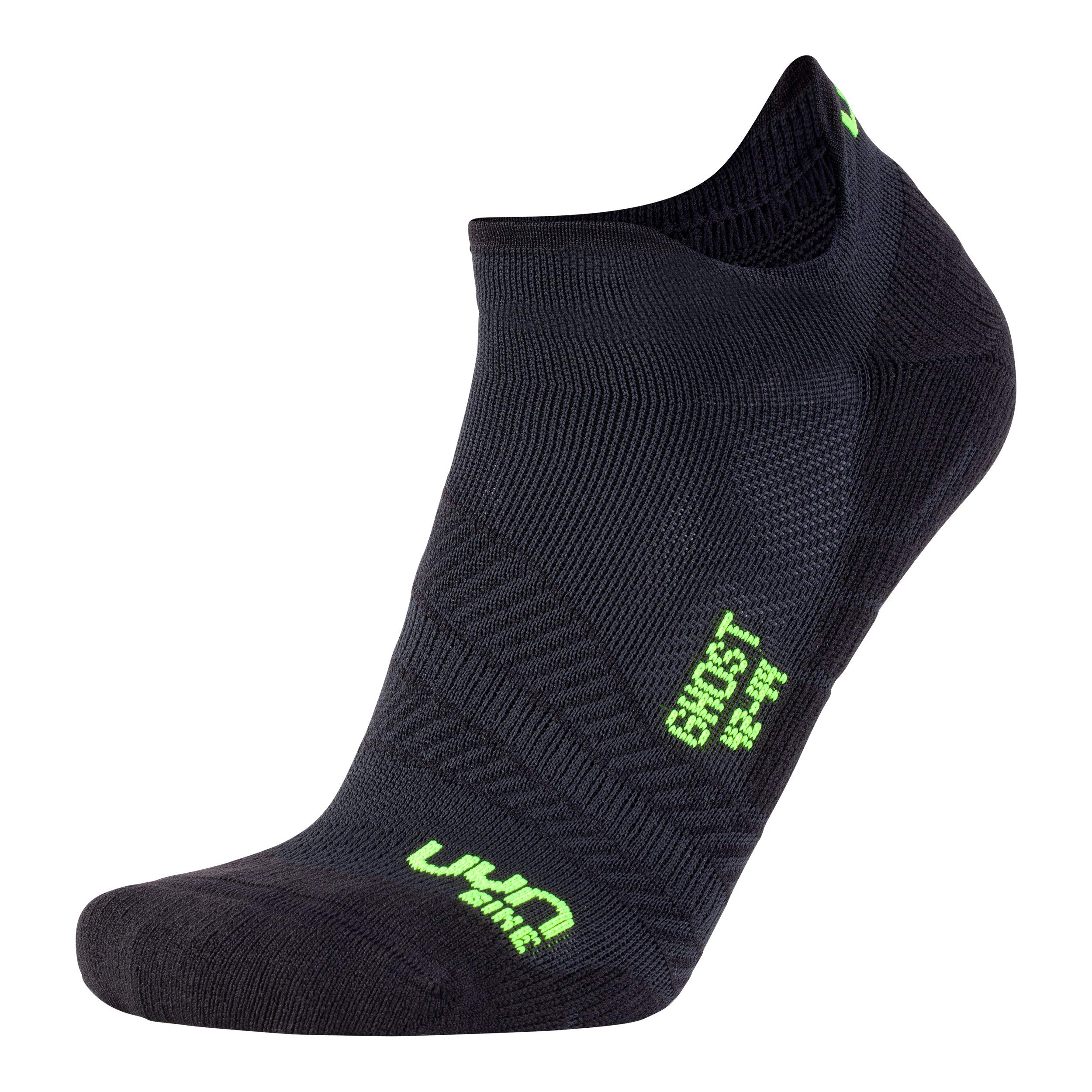 UYN S100088 CYCLING GHOST Socks Men's Black/Fluo Yellow 44
