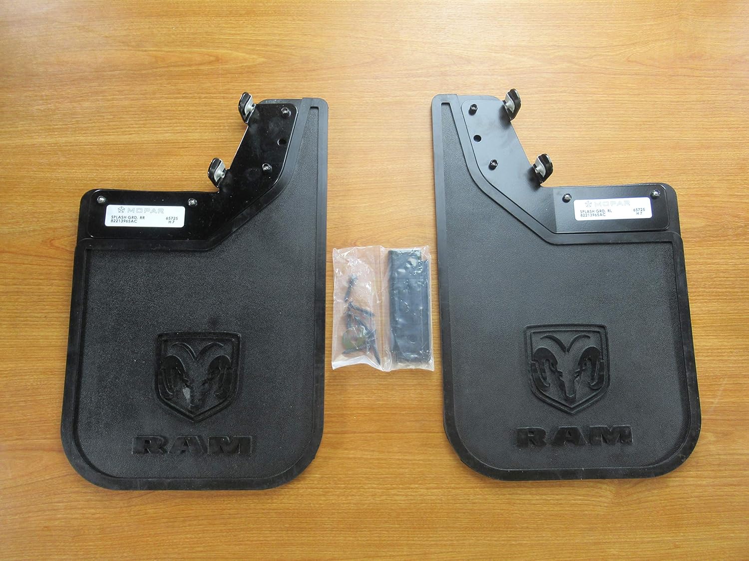 Mopar Ram Promaster Black Rubber Splash Guards OEM