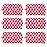 ZLFSRQ 6Pcs Checkered Pencil Case Cute Pencil Pouch for Teens Checkered Makeup Bag Pink Medium Travel Cosmetic Bag Makeup Pouch for Purse Aesthetic Trendy Zipper Toiletry Bags Organizer