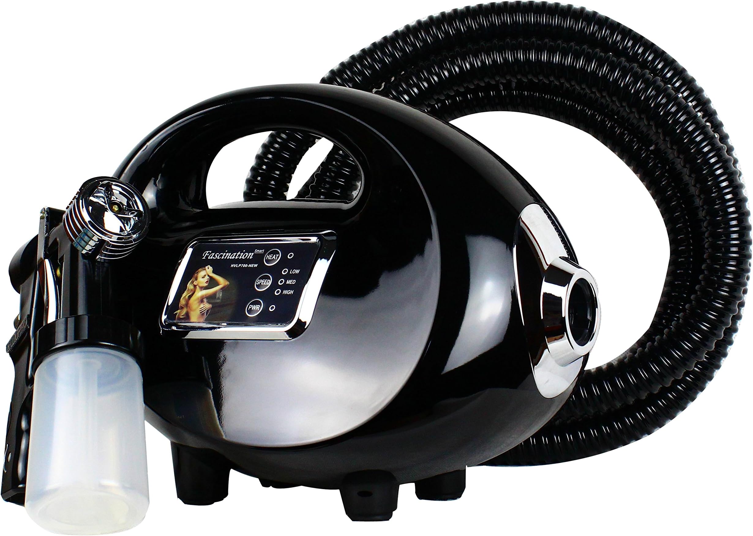 Latest Model Black HVLP 700 SPRAY TANNING MACHINE, SLEEK PROFESSIONAL DESIGN