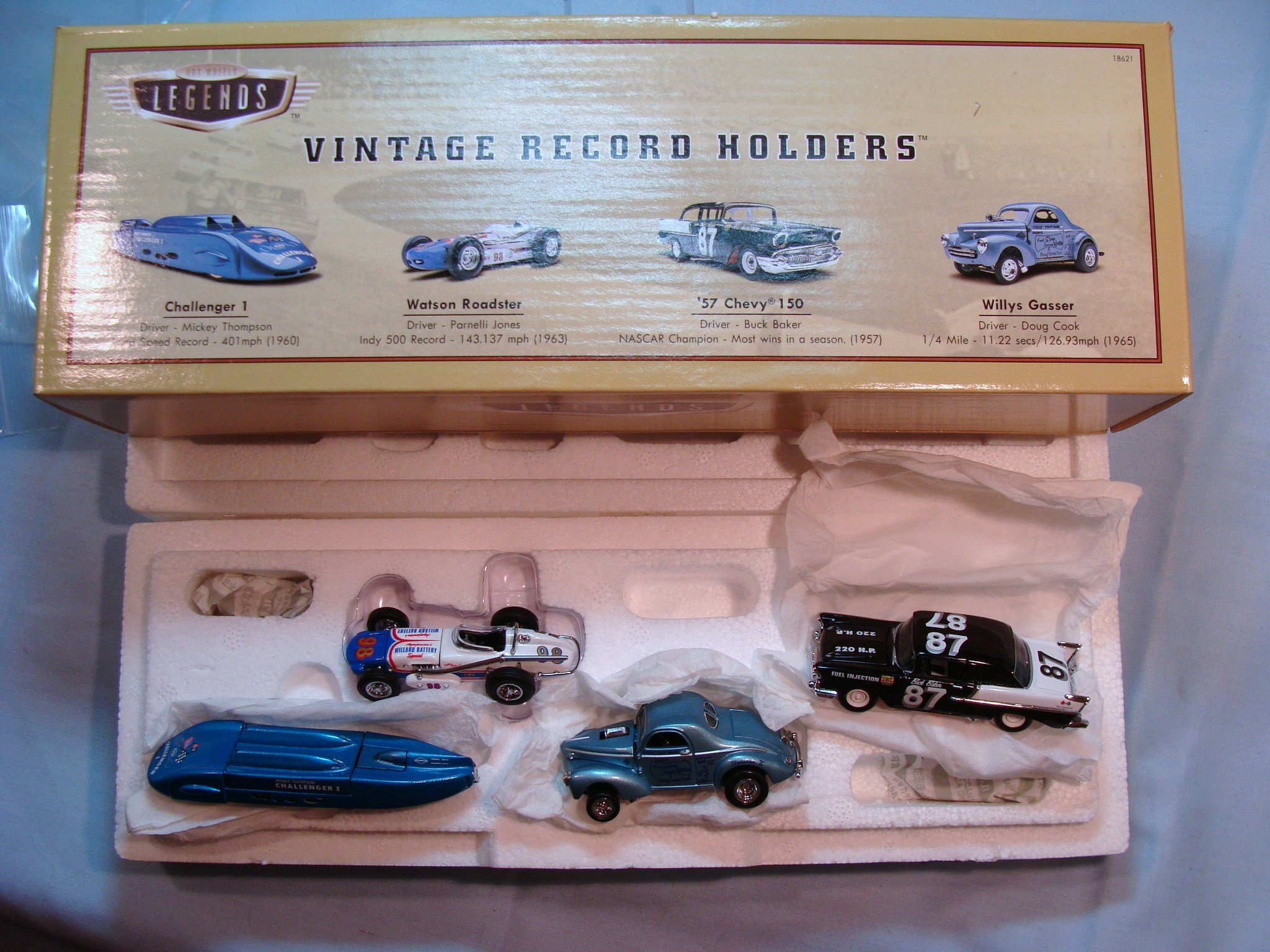 ホットウィールREGENDS vintage record holder