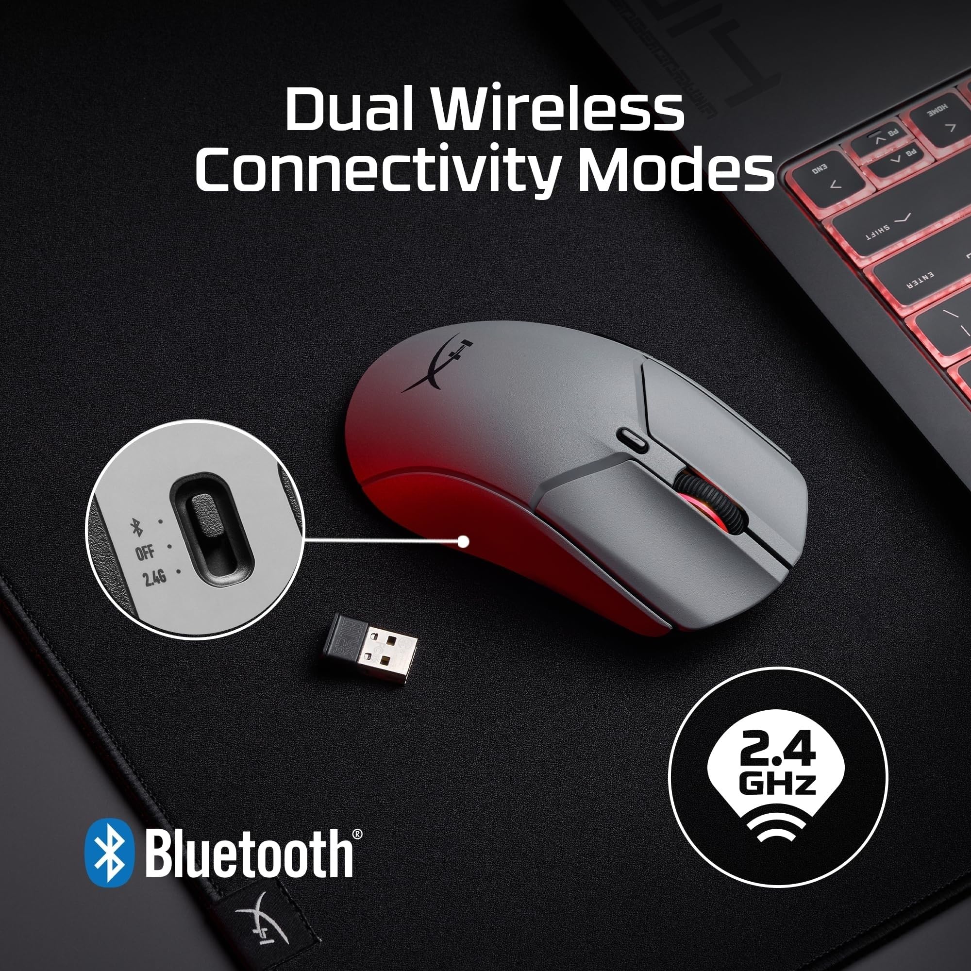 HyperX Pulsefire Haste 2 Pro - bezprzewodowa mysz do gier 4K