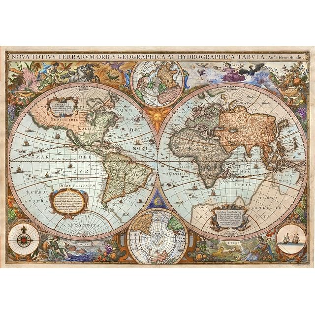 Foto 2 de 8 de Rompecabezas/Puzzle Mapa Mundial Histórico - Aimee Stewart [1000 Piezas]