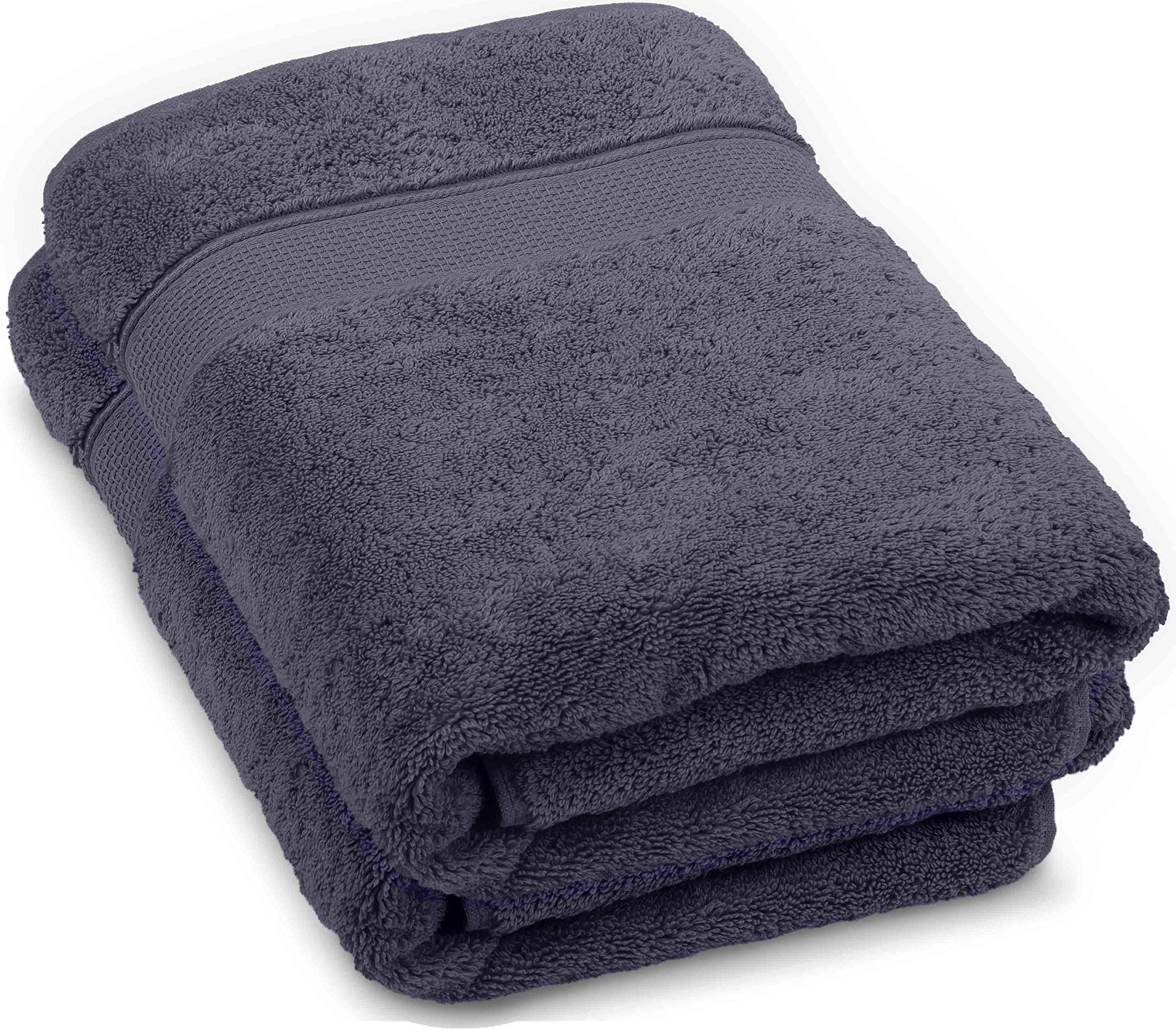 MAURA Premium Quality Luxury Hotel & Spa Standard Turkish Bath Towels. Super Soft, Plush, Thick, Large 30x56 inches and Highly Absorbent. 100% Cotton Bathroom Towels (Denim Blue)