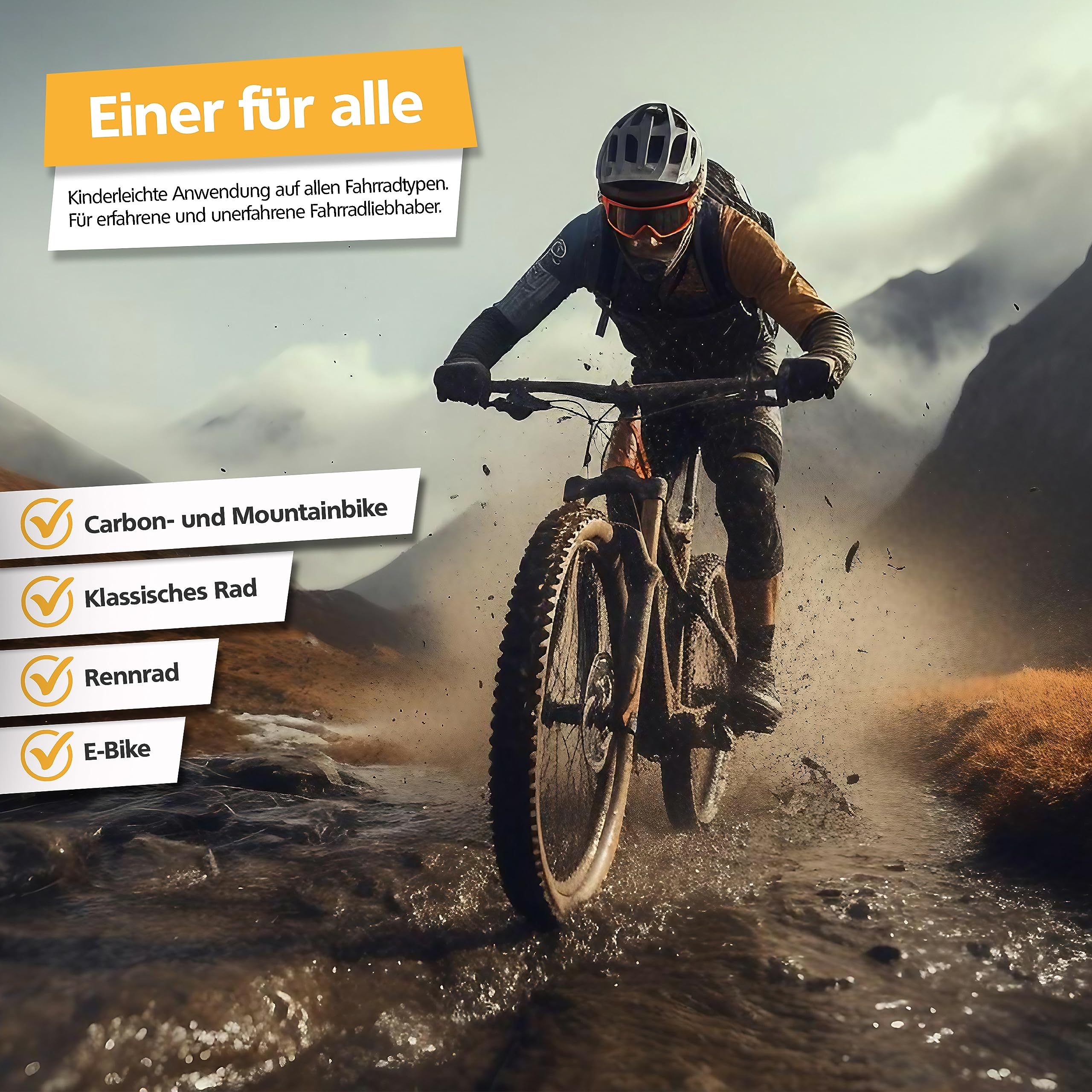 SPRINGER RX3000 – Detergente per bicicletta da 5 l – Detergente per bicicletta senza acidi & delicato sui materiali – Spray completo con formula gel ben adesiva – Cura ottimale della bicicletta di