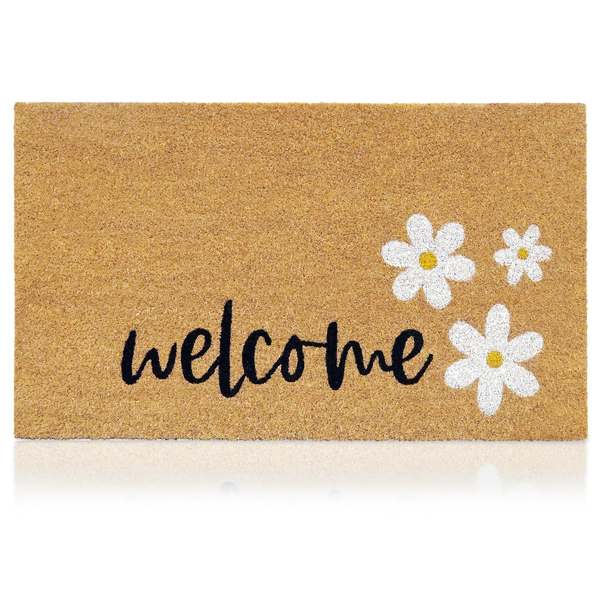 Photo 1 of AMARU DOOR MATS Coir Welcome Mat, Non-Slip, 17 x 29 in