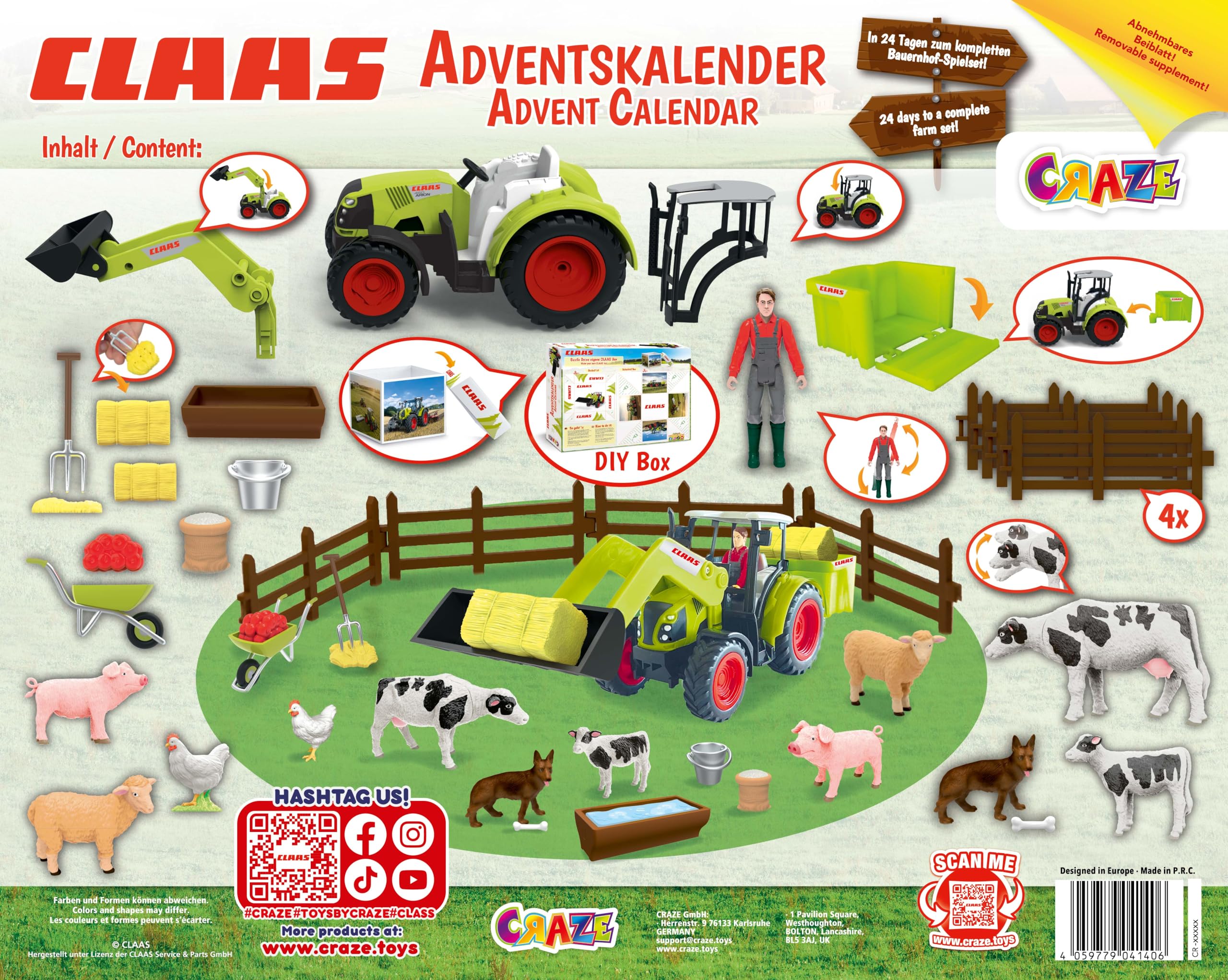 Calendario dell'Avvento per bambini BLADE | Calendario dell'Avvento per bambini con giocattoli
