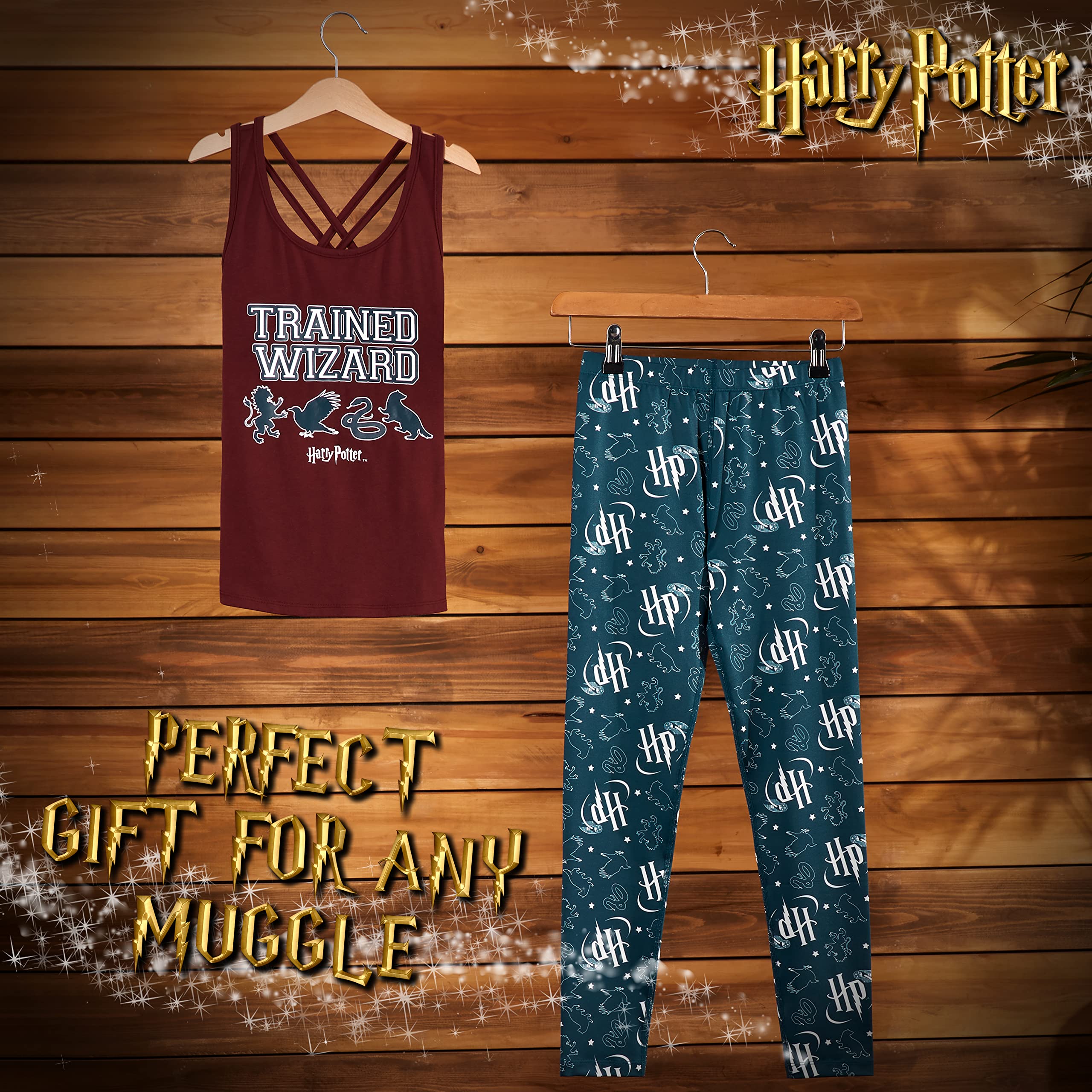 Harry Potter Dziewczęcy top na siłownię i legginsy zestaw treningowy taniec sportowy strój prezenty
