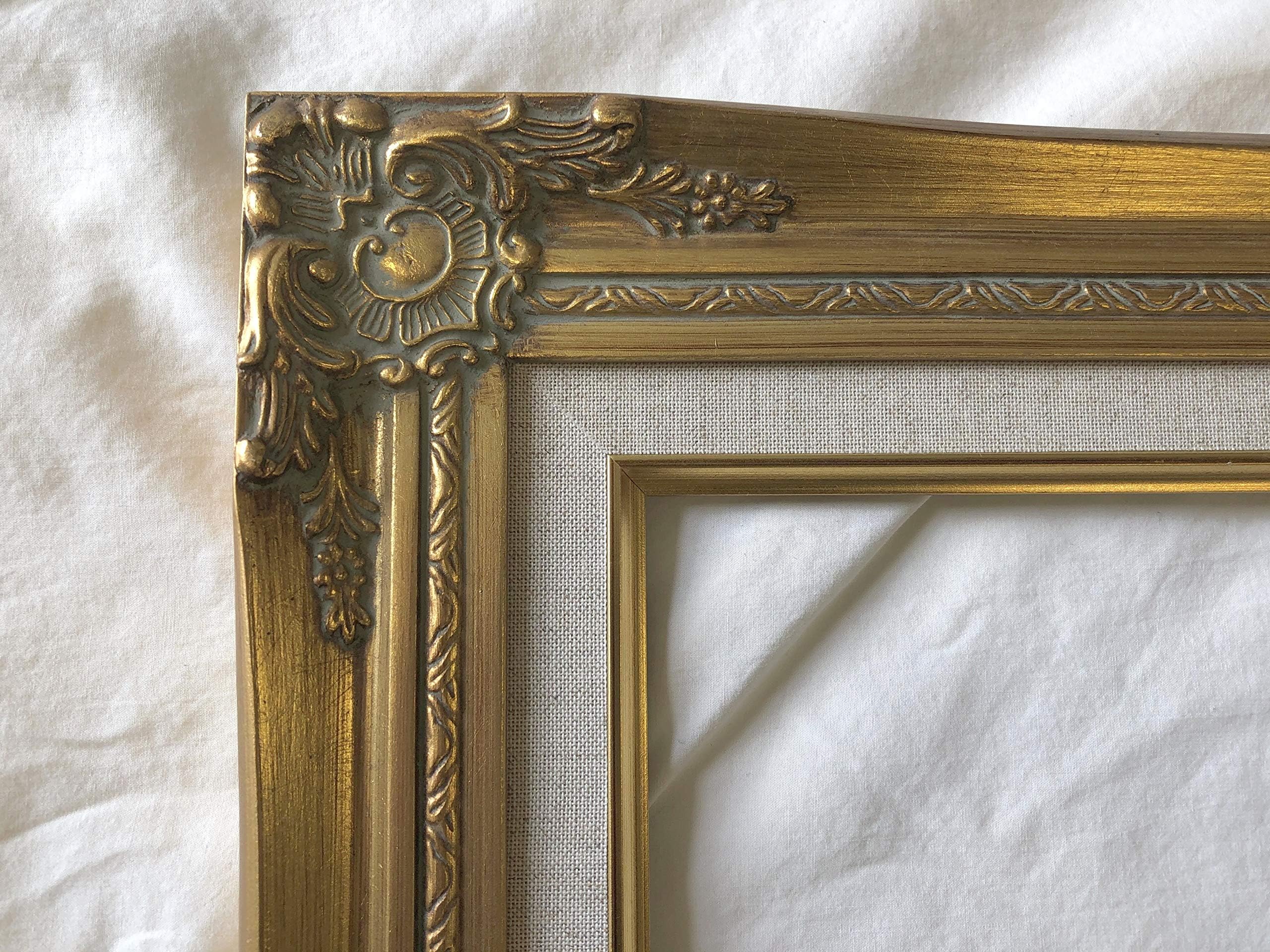 16x20 Inch Amber and Gold Ornate Picture Frame Regence Craig Frames