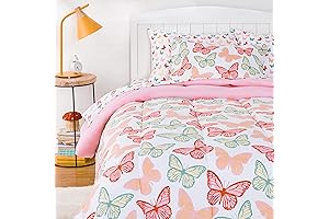 Butterfly Friends Twin Bed Sets: Affordable Comfort for Girls' Bedrooms