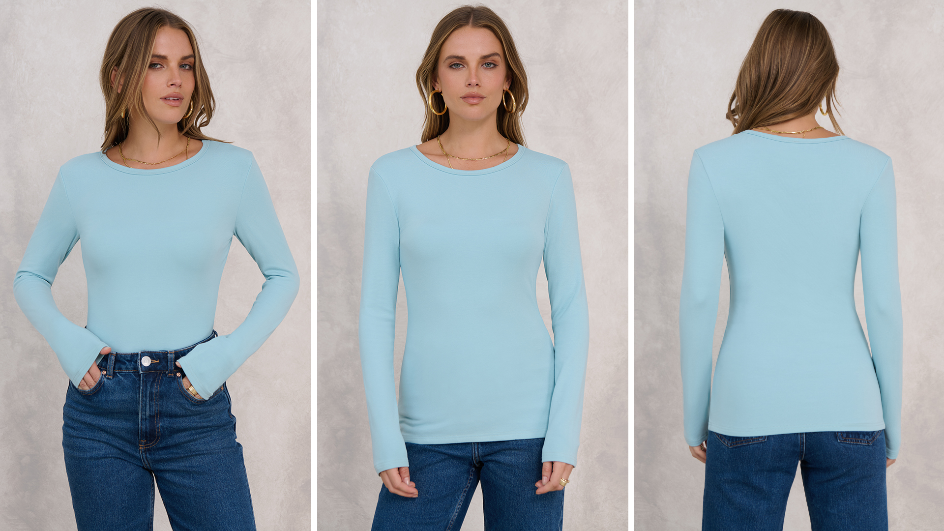 ANRABESS Women Long Sleeve Thermal Shirt Fleece Tops 2026 Fall