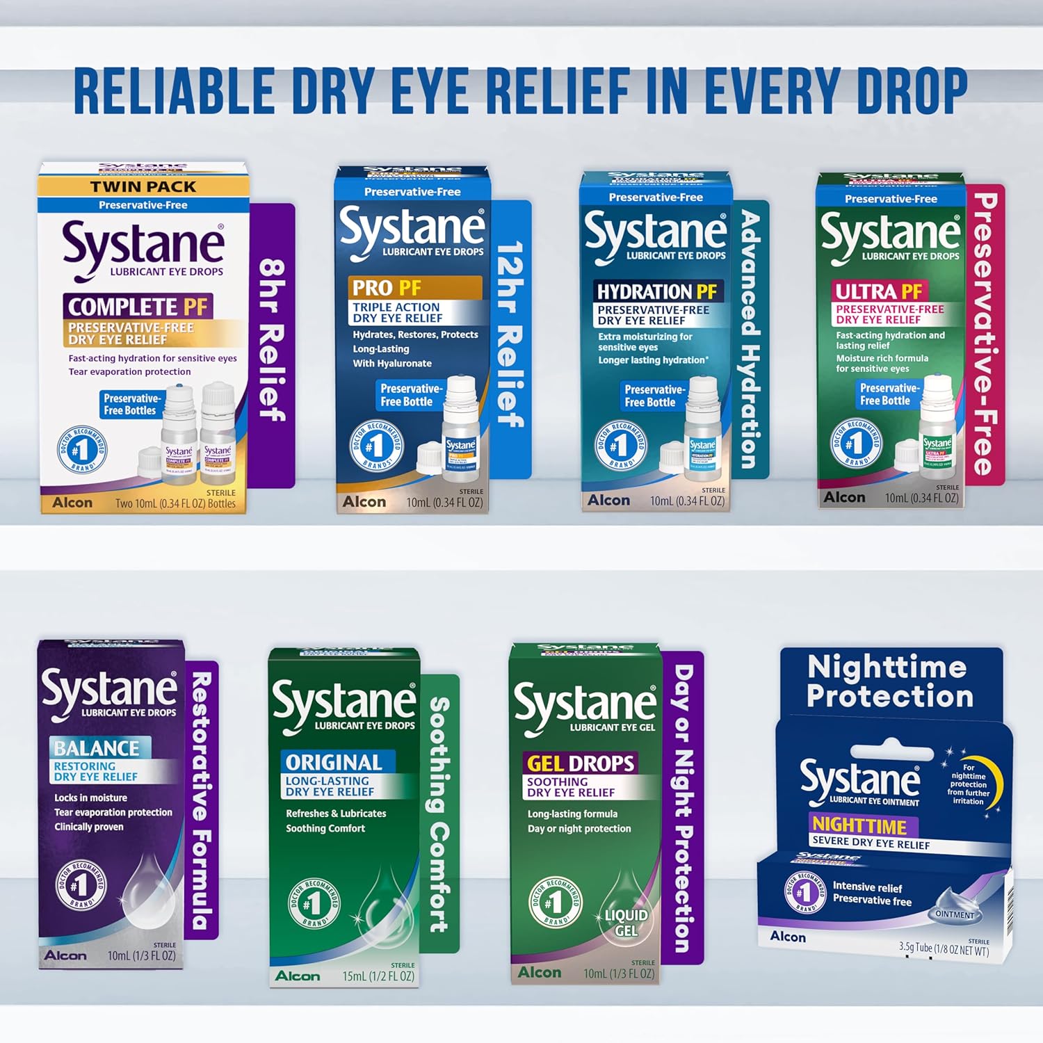 Systane COMPLETE PF Multi-Dose Preservative Free Dry Eye Drops 10ml - Image 5