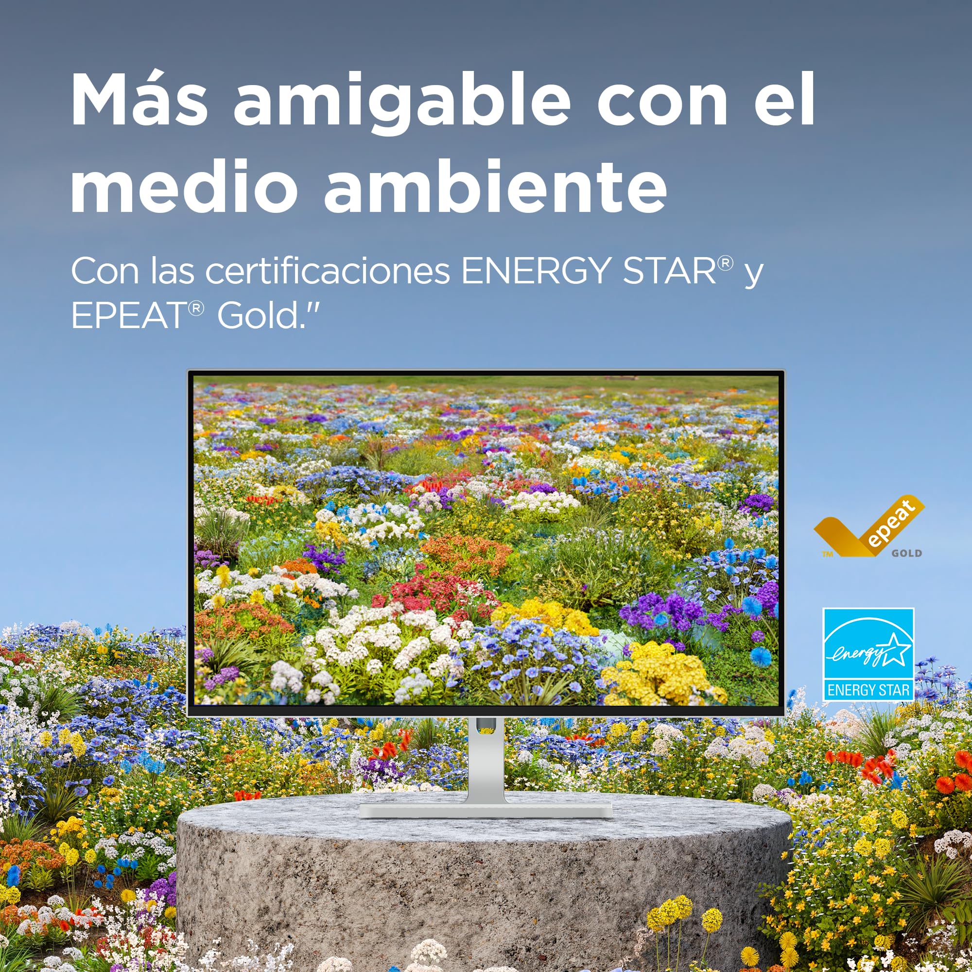 Lenovo L27h-4A - Monitor QHD 27" (IPS, 4 Lados Ultrafinos, HDMI - DP - USB-C, 16:9, Tasa de Refresco 100 Hz, Tiempo Respuesta 1ms, Montaje VESA 100 mm, Ajuste Inclinación/Altura/Pivote/Giro) - Gris