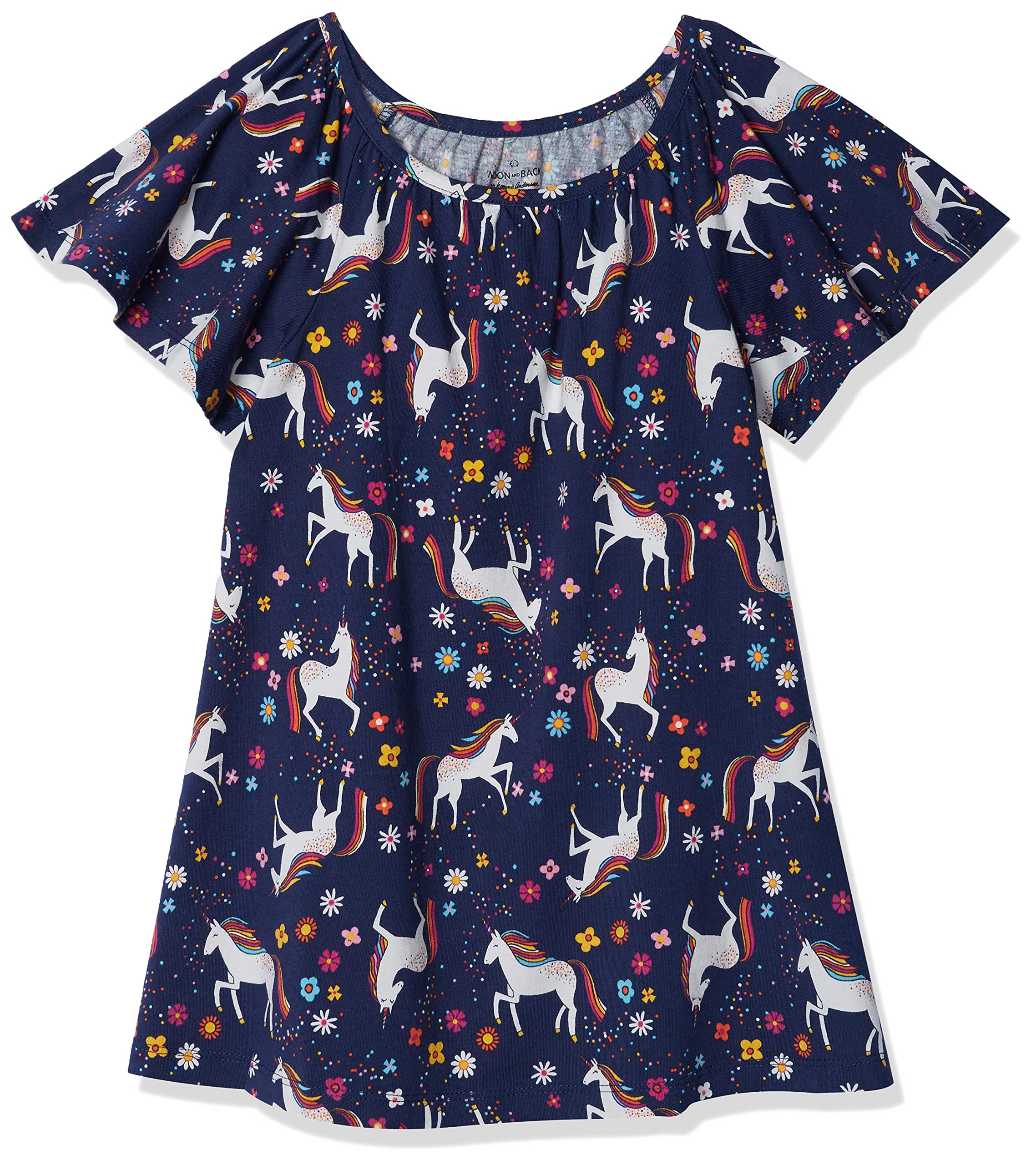 Moon and Back Hanna Andersson Girls' Fashion Tee