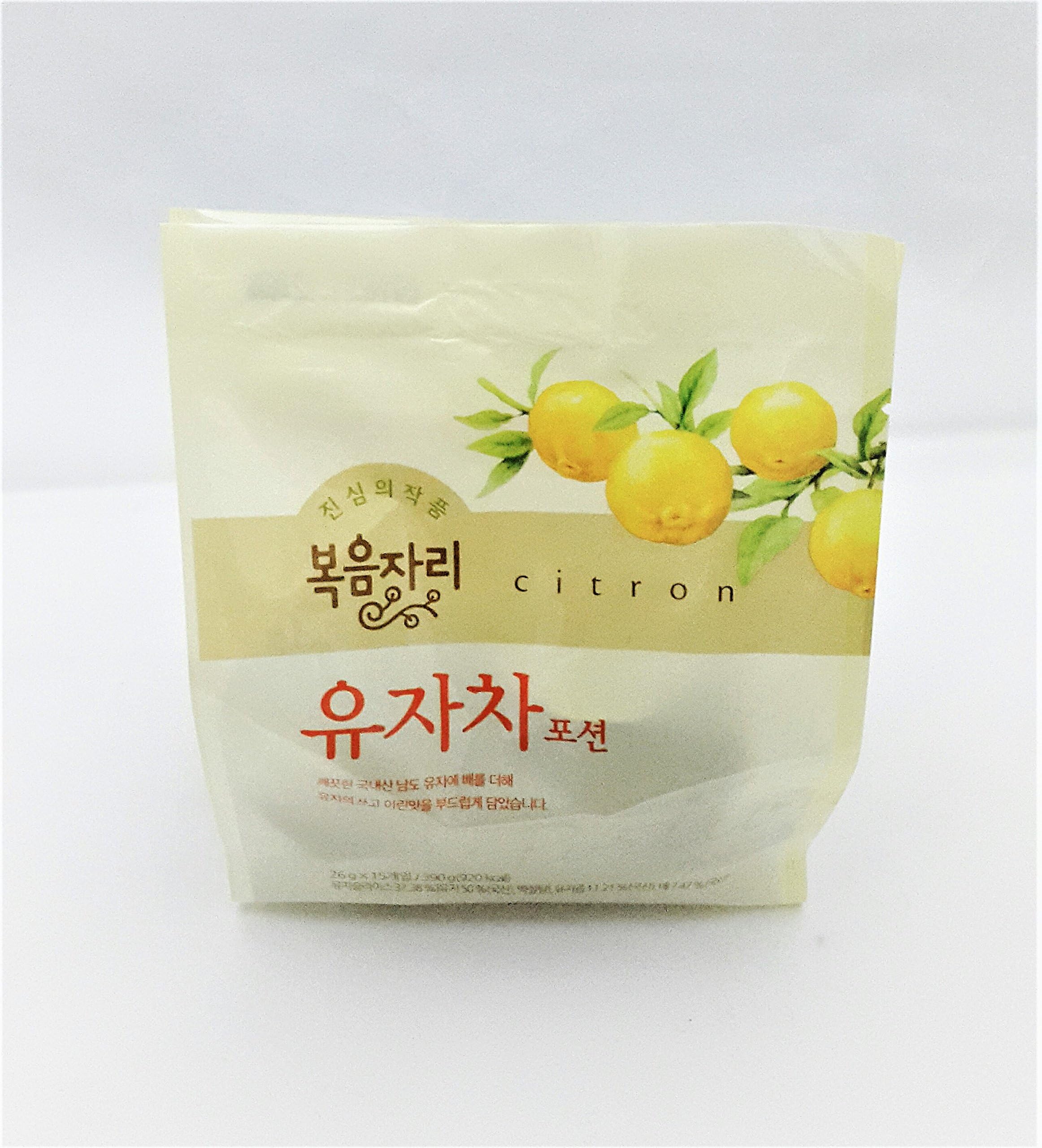 [HEALTH TEA] Korea Food Yuzu Citron Potion Tea 26g X 15T 복음자리 유자차