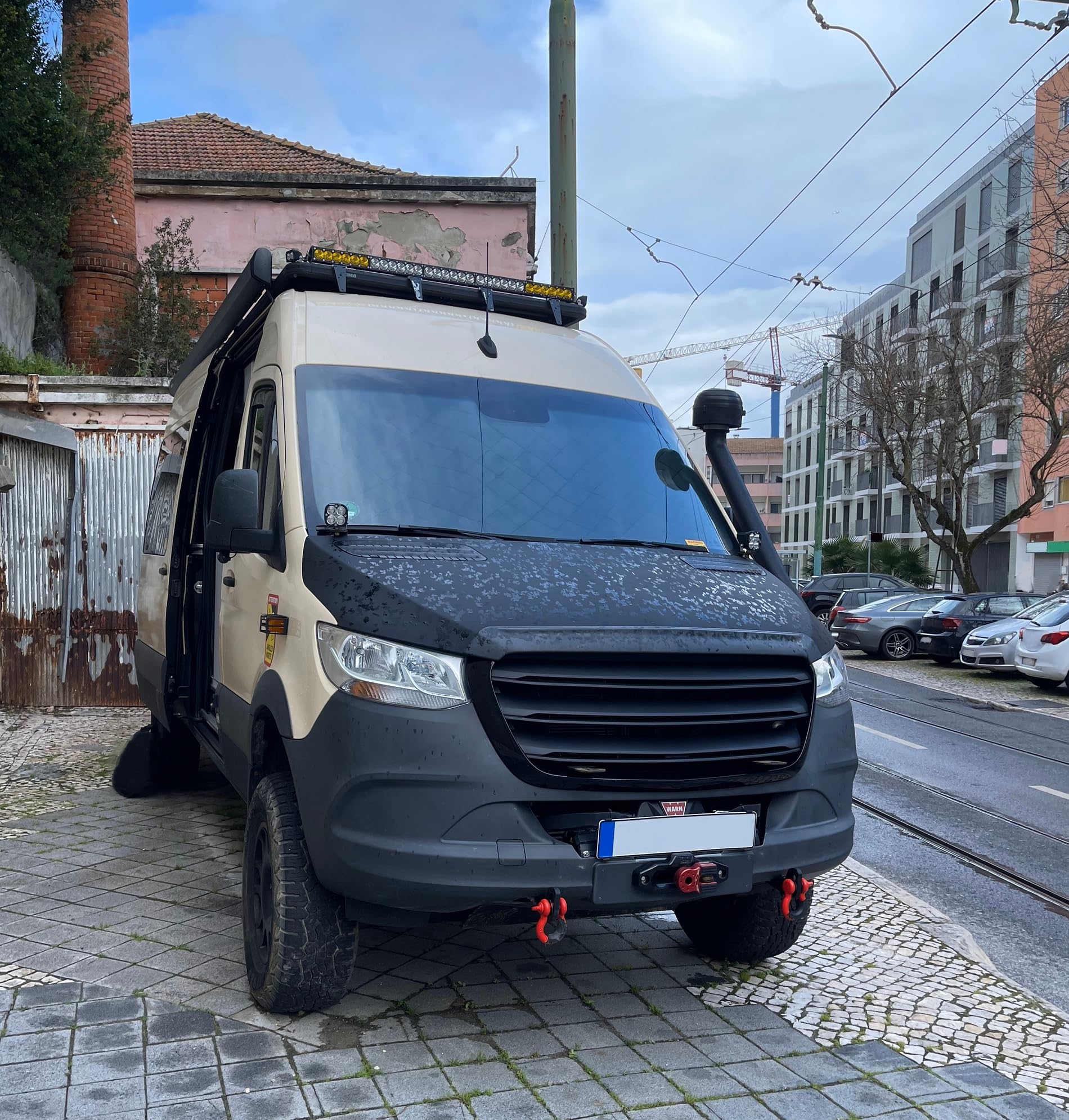 Pasuje do Mercedes Sprinter W907 W910 grill chłodnicy grill przedni grill czarny matowy kaptur maski spoiler