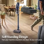 BISSELL PowerClean DualBrush Cordless Stick Vacuum for Pet Hair, 280W High Suction with AutoAdapt Technology, Self-Standing, FurGuard No Hair Wrap, 50 Min Runtime, LED Headlights, Handheld Mode, 4196B