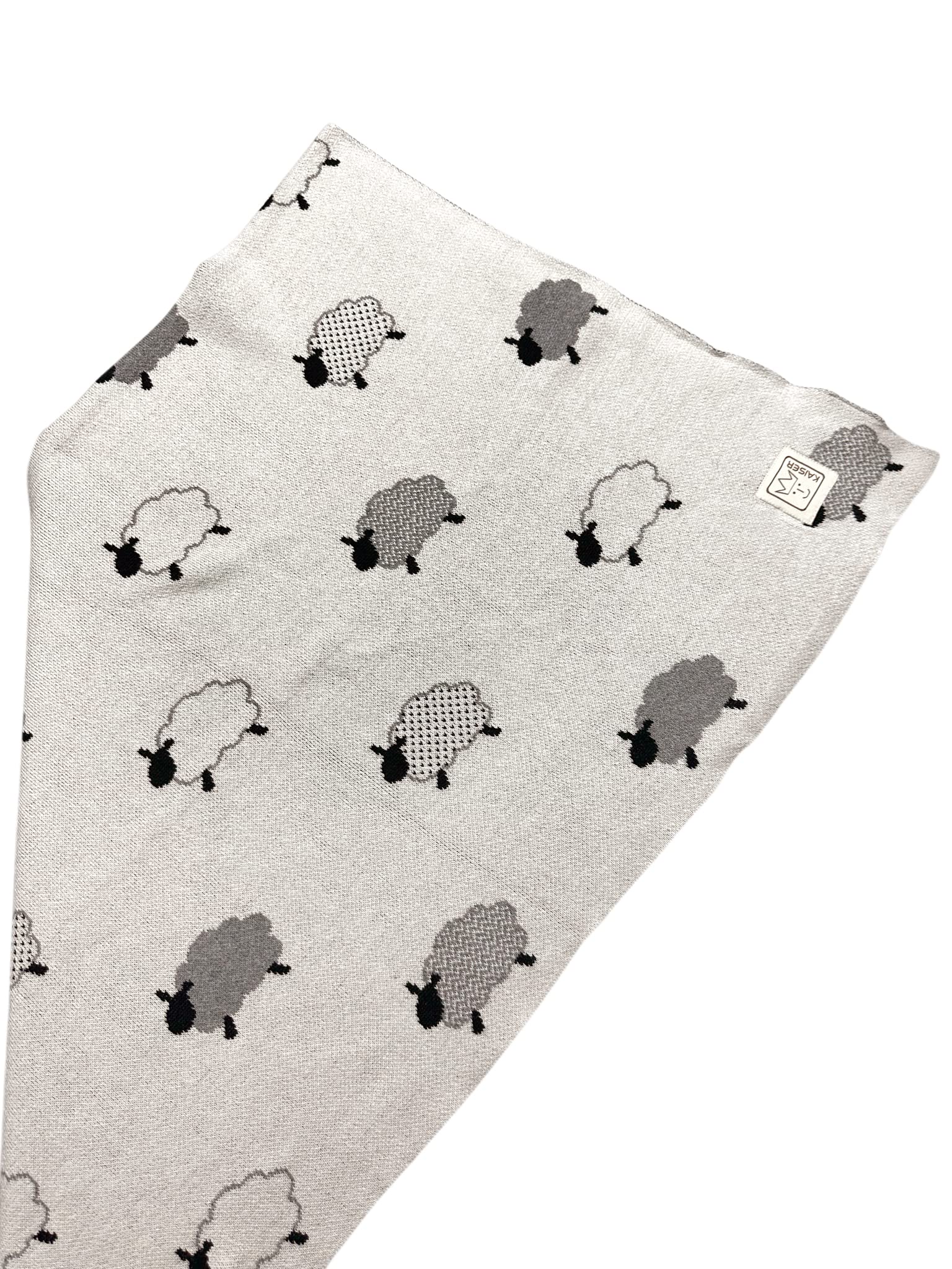 KAISER 65213 SHEEP - kocyk dziecięcy z dzianiny, kolor naturalny combo