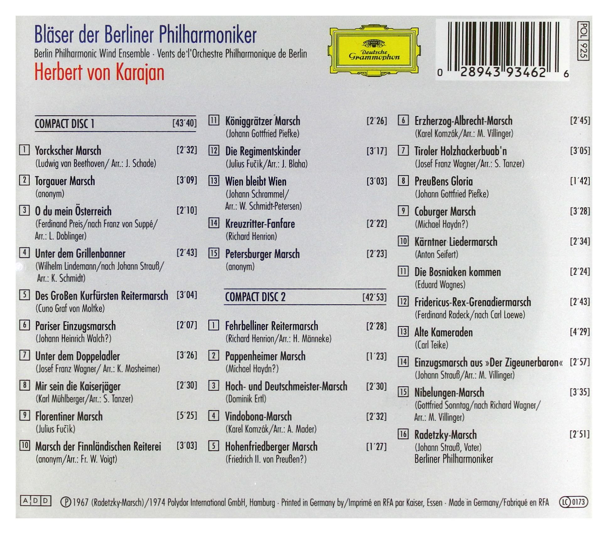 Preußische und österreichische Märsche