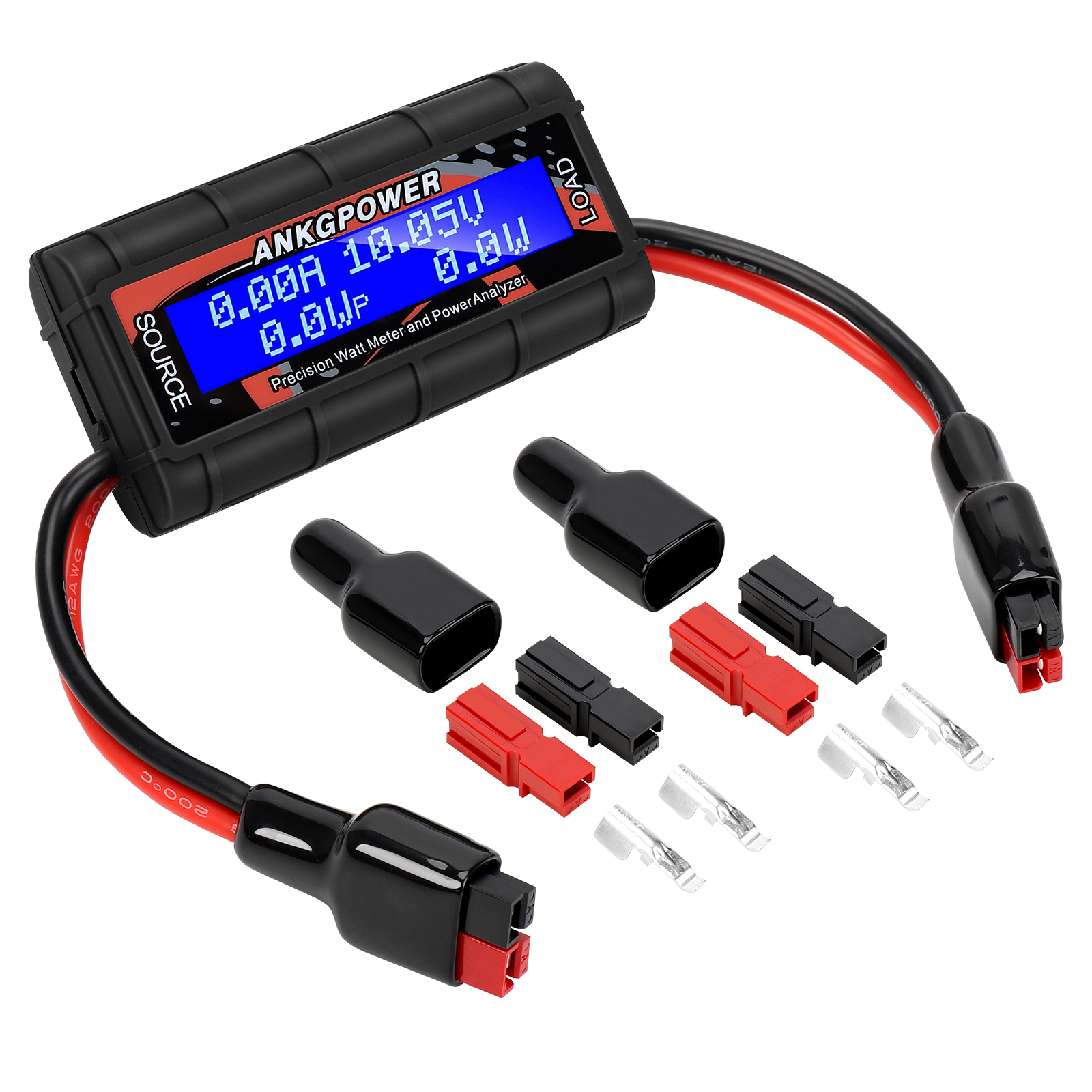 Power Meter Analyzer 150A Power Meter Analyzer - 4.8-60V 150A, LCD ...