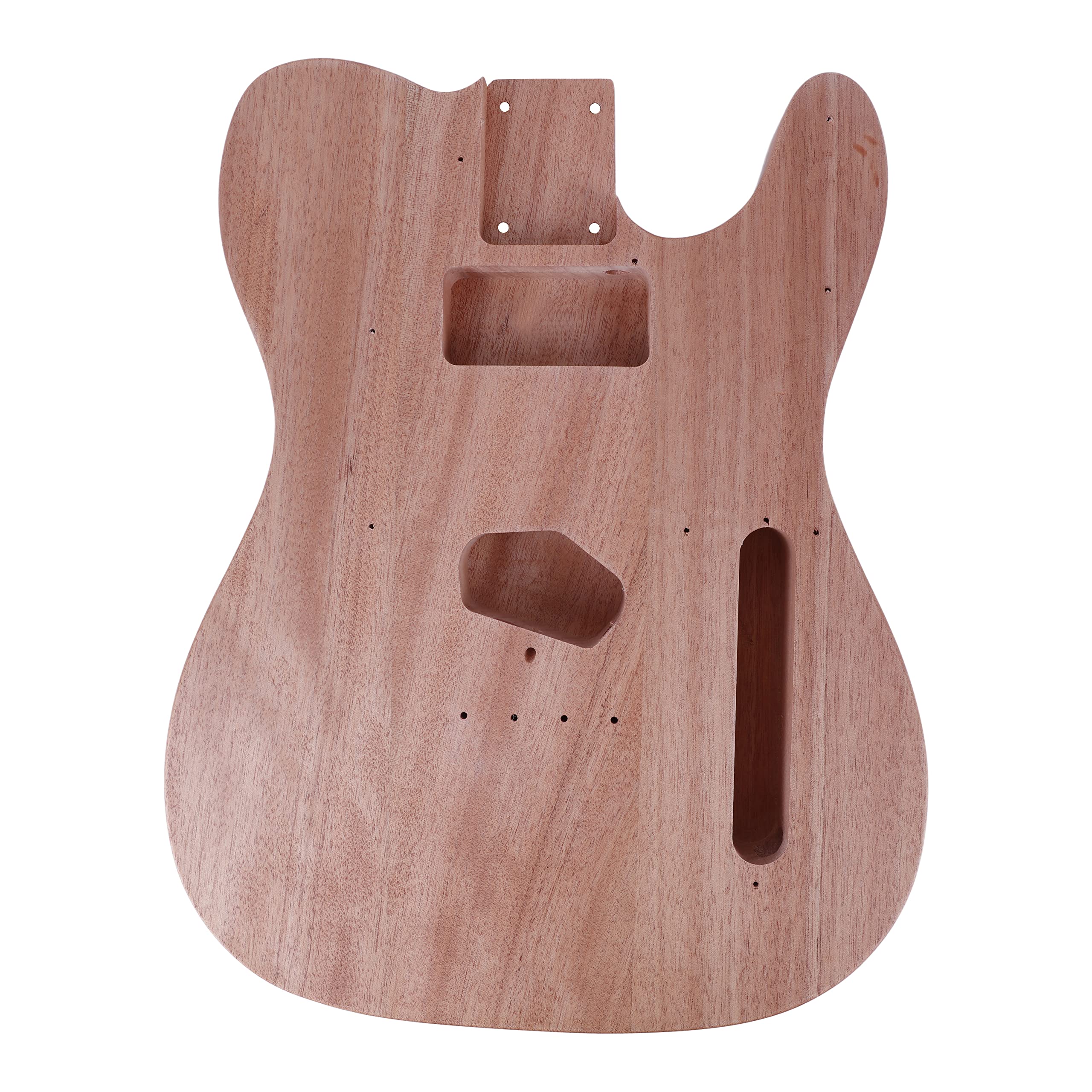 Leo Jaymz DIY TL Style Electric Guitar Kits with Mahogany Body and Maple Neck - Maple Fingerboard and All Components Included